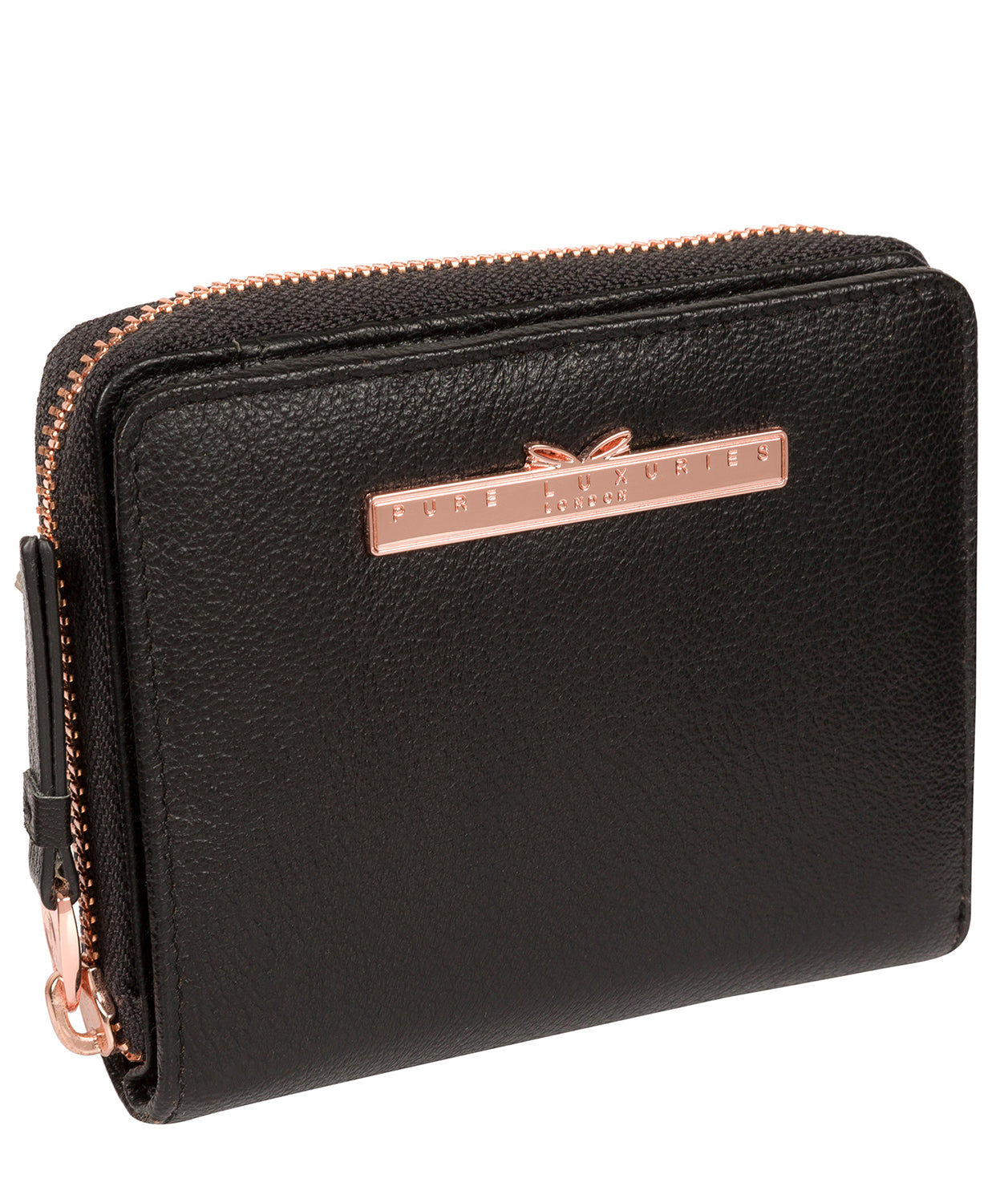 'Piper' Black Leather Purse image 5