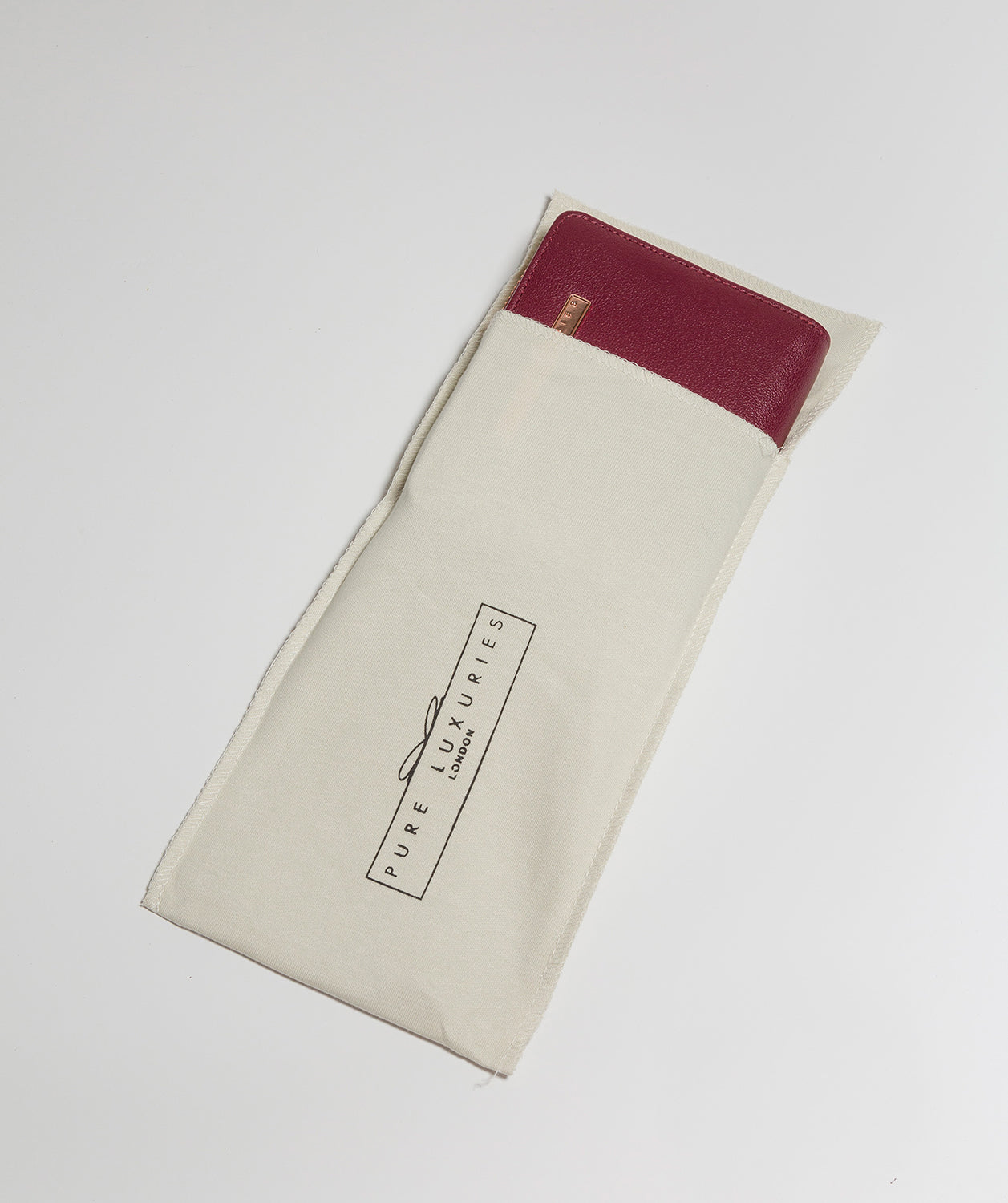 'Piper' Pomegranate Leather Purse image 7