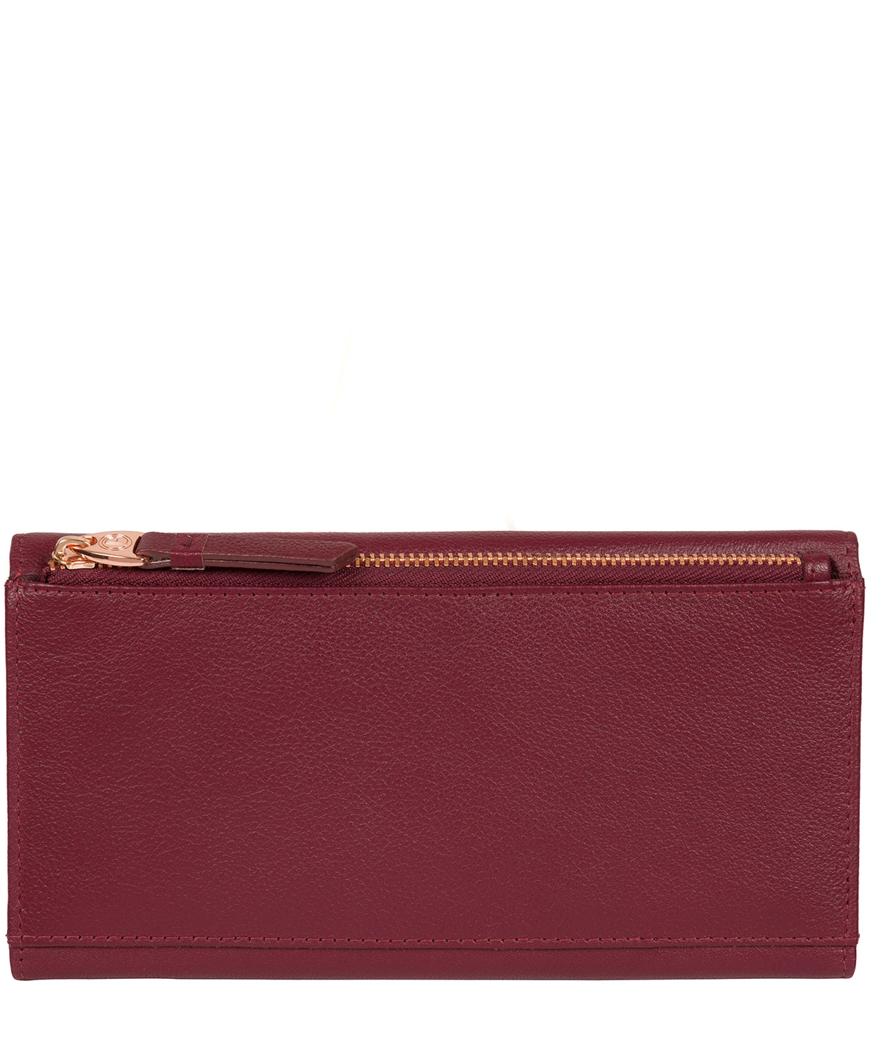'Lark' Pomegranate Leather Purse image 3