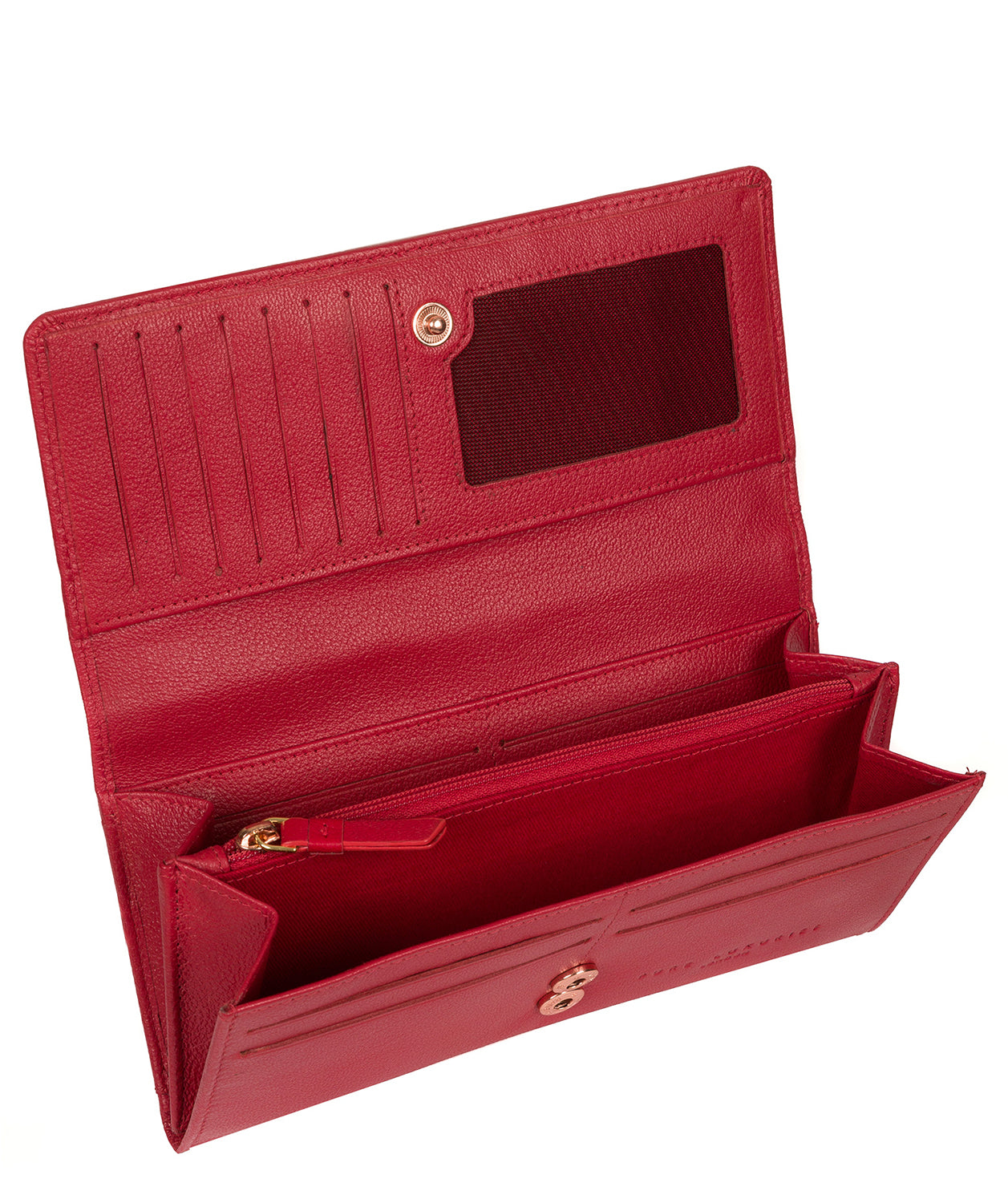 'Pipit' Barbados Cherry Leather Purse image 4