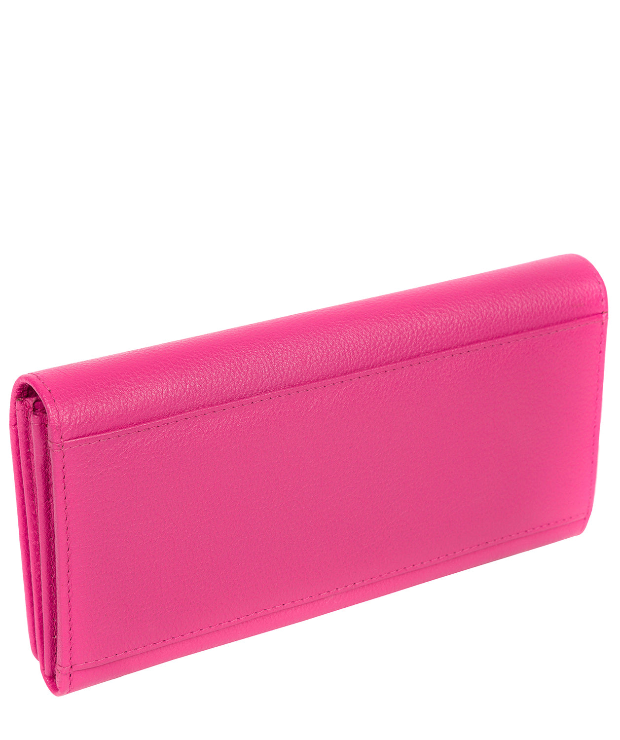 'Pipit' Fuchsia Leather Bi-Fold Purse Pure Luxuries London