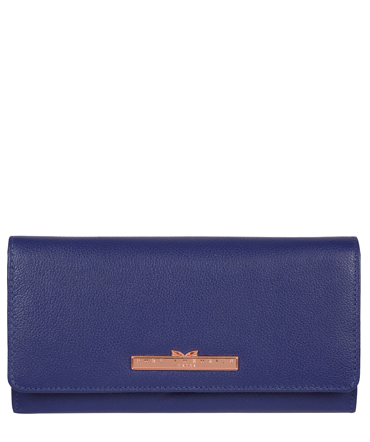'Pipit' Navy Blue Leather Purse image 1