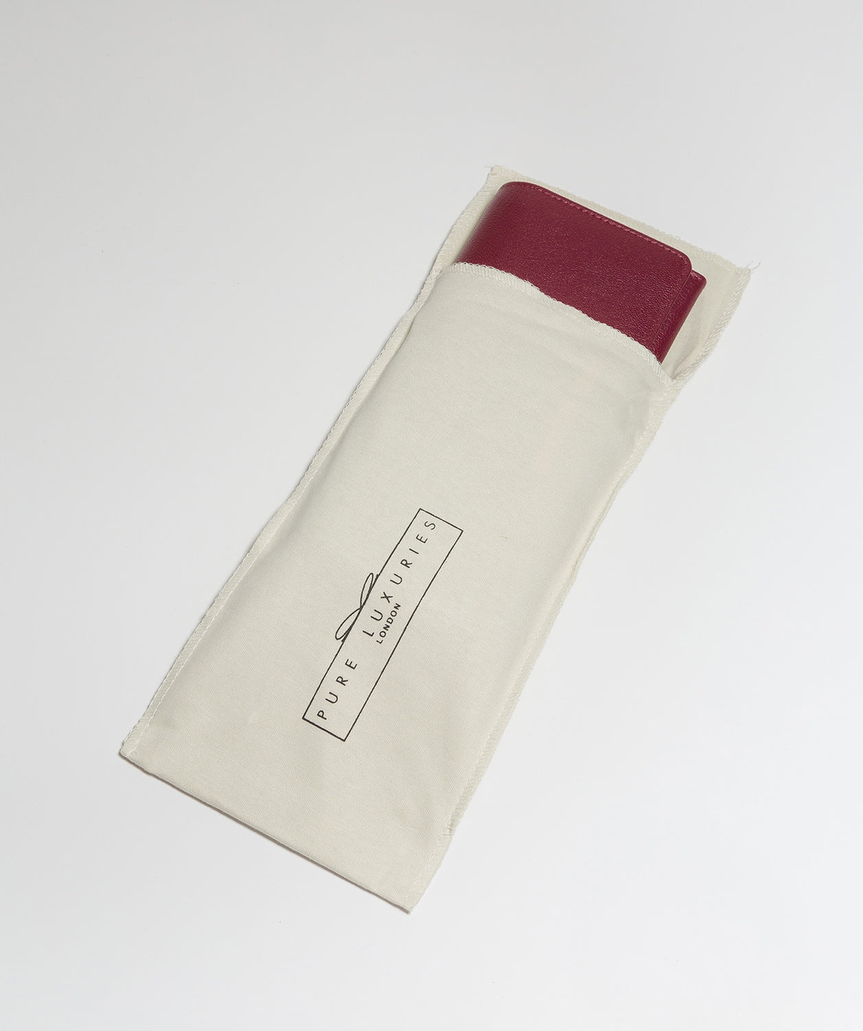 'Pipit' Pomegranate Leather Purse image 6