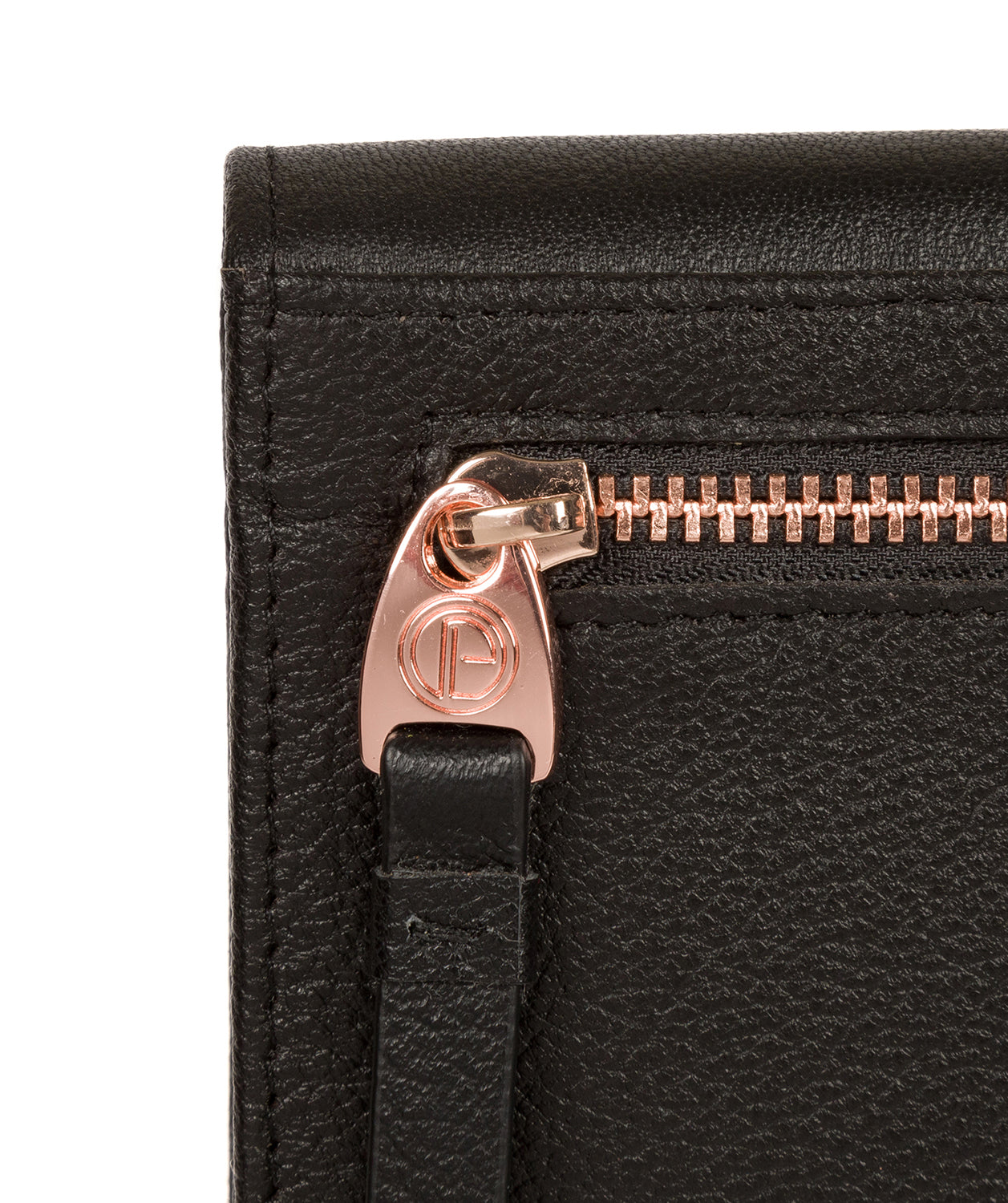 'Wren' Black Leather Purse image 6