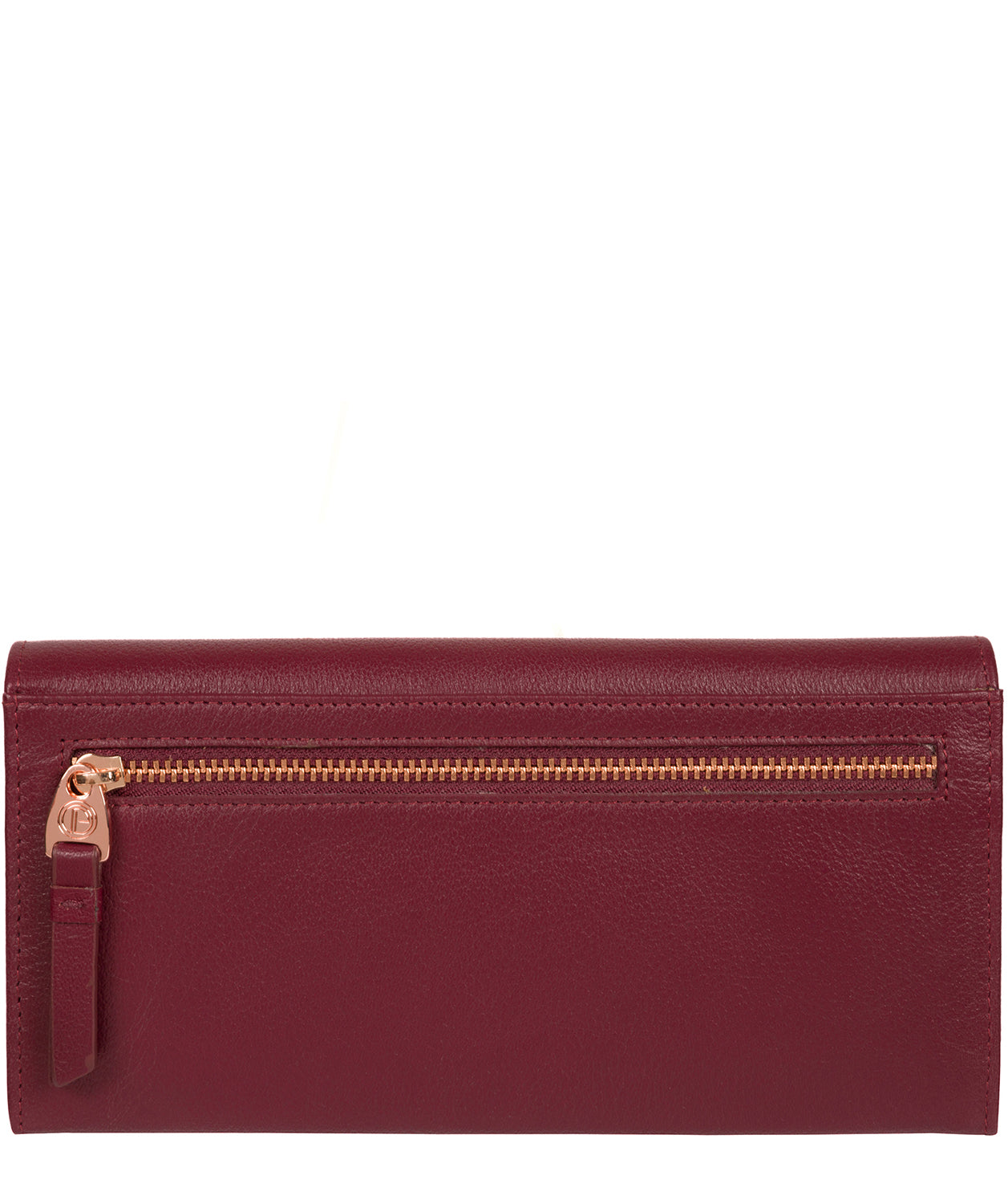 'Wren' Pomegranate Leather Purse image 3