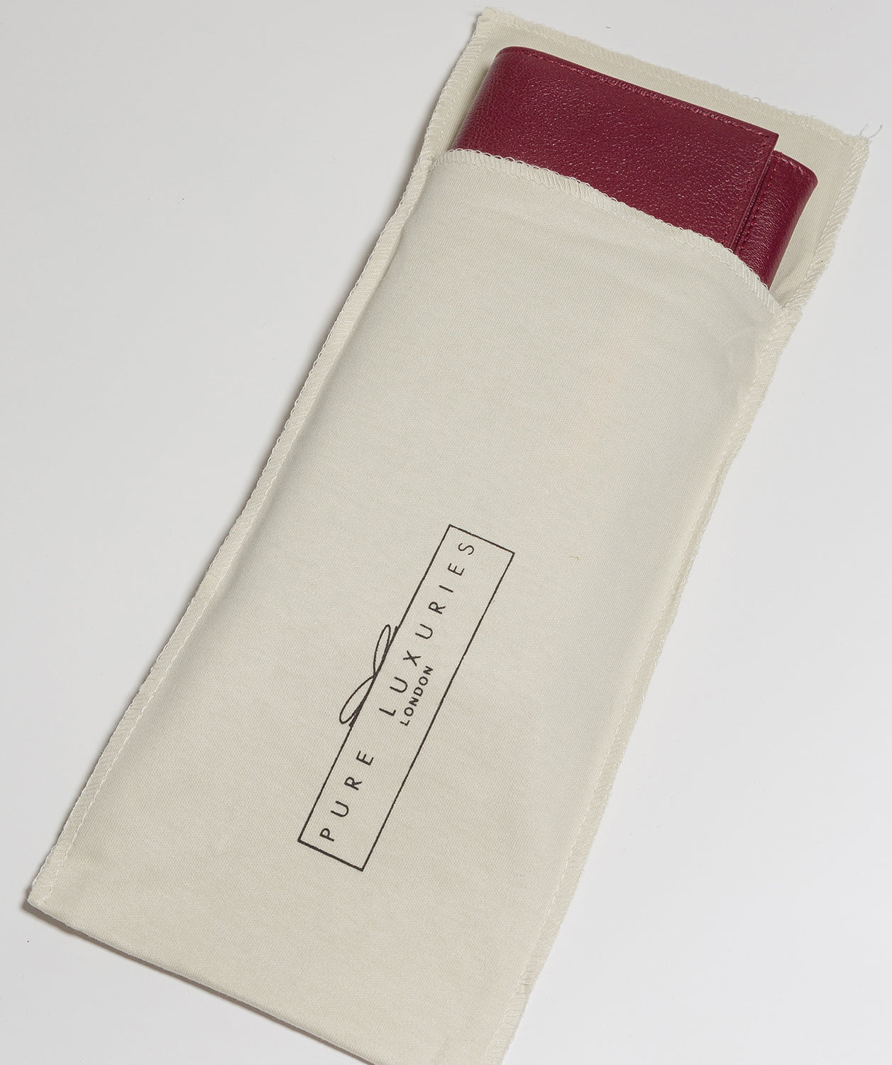 'Wren' Pomegranate Leather Purse image 7