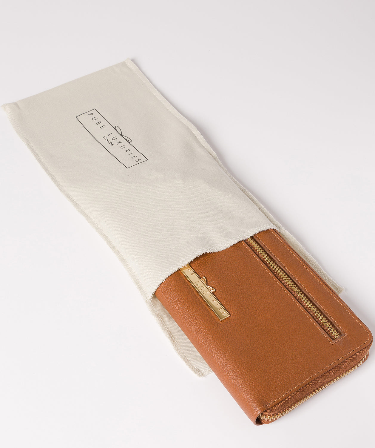 'Starling' Tan Leather Bi-Fold Purse