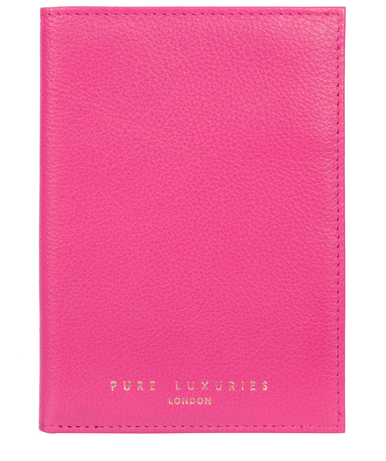 'Jet' Fuchsia Leather Passport Holder image 1