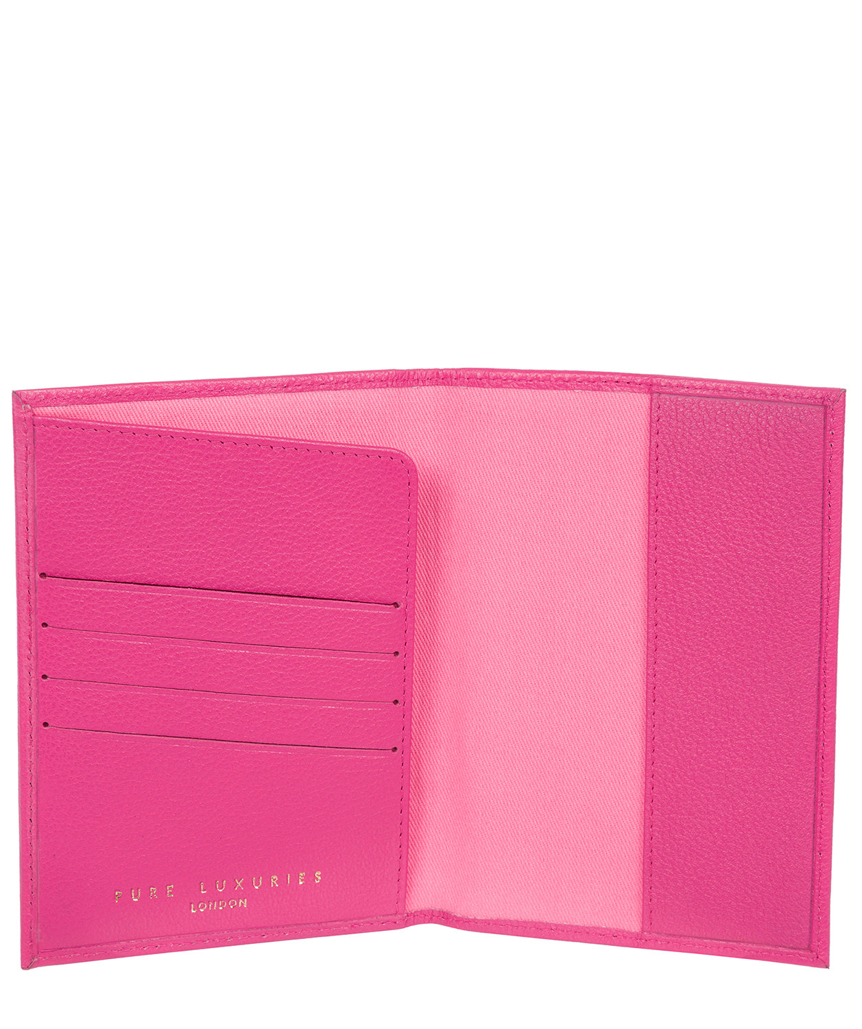 'Jet' Fuchsia Leather Passport Holder image 4