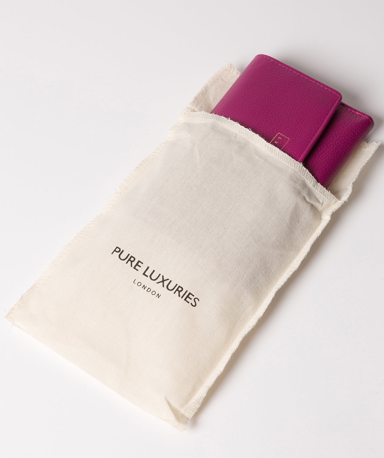 'Tulip' Orchid Leather Tri-Fold Purse image 5