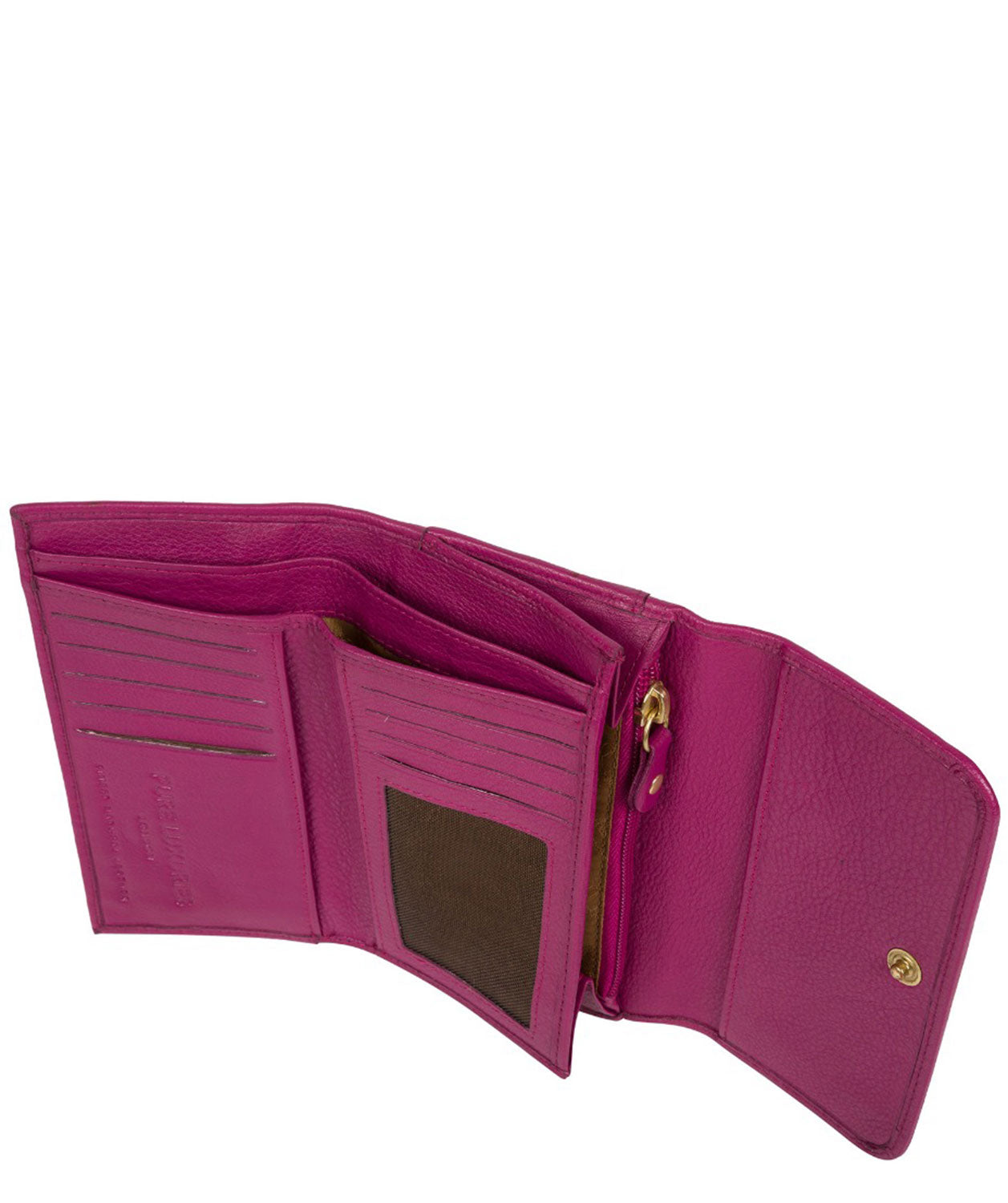 'Freesia' Orchid Leather RFID Purse