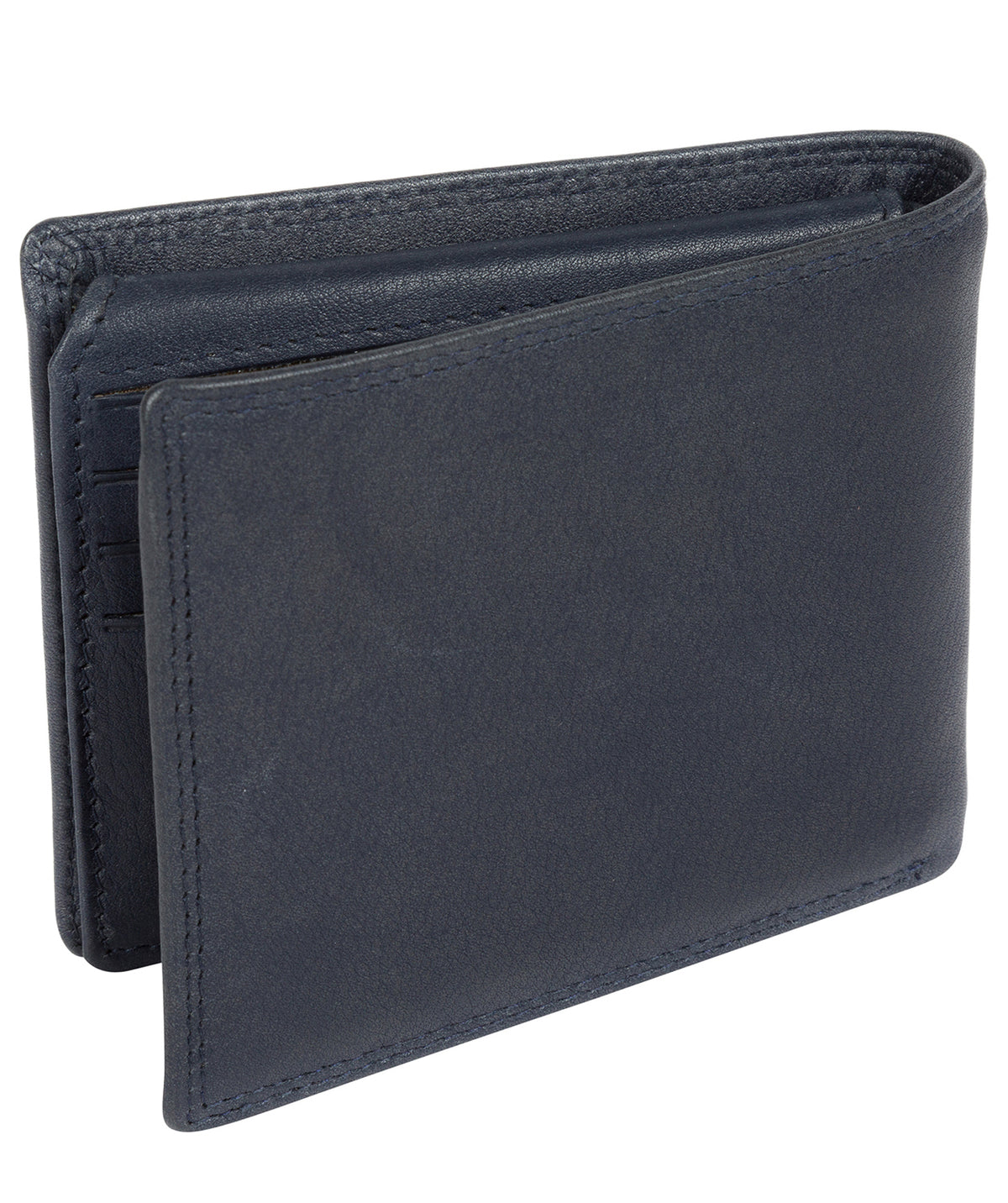'Finn' Navy Leather Wallet