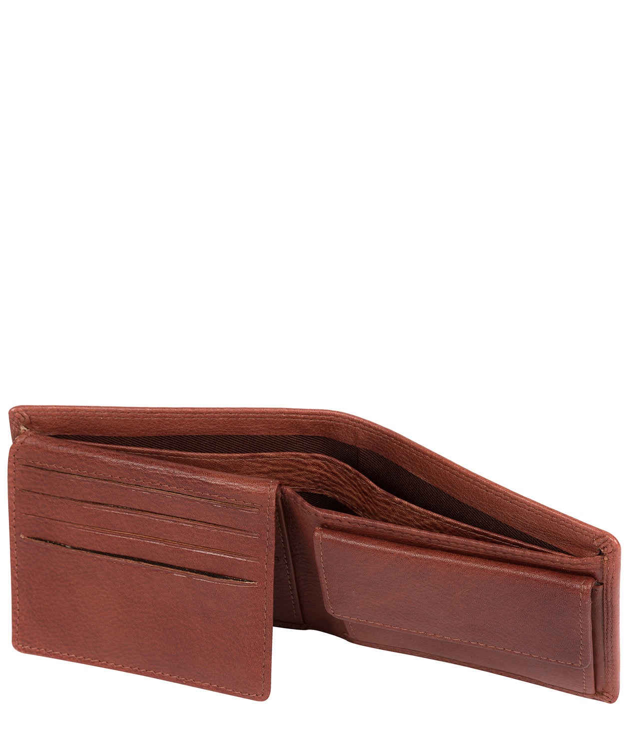 'Finn' Dark Tan Leather Wallet