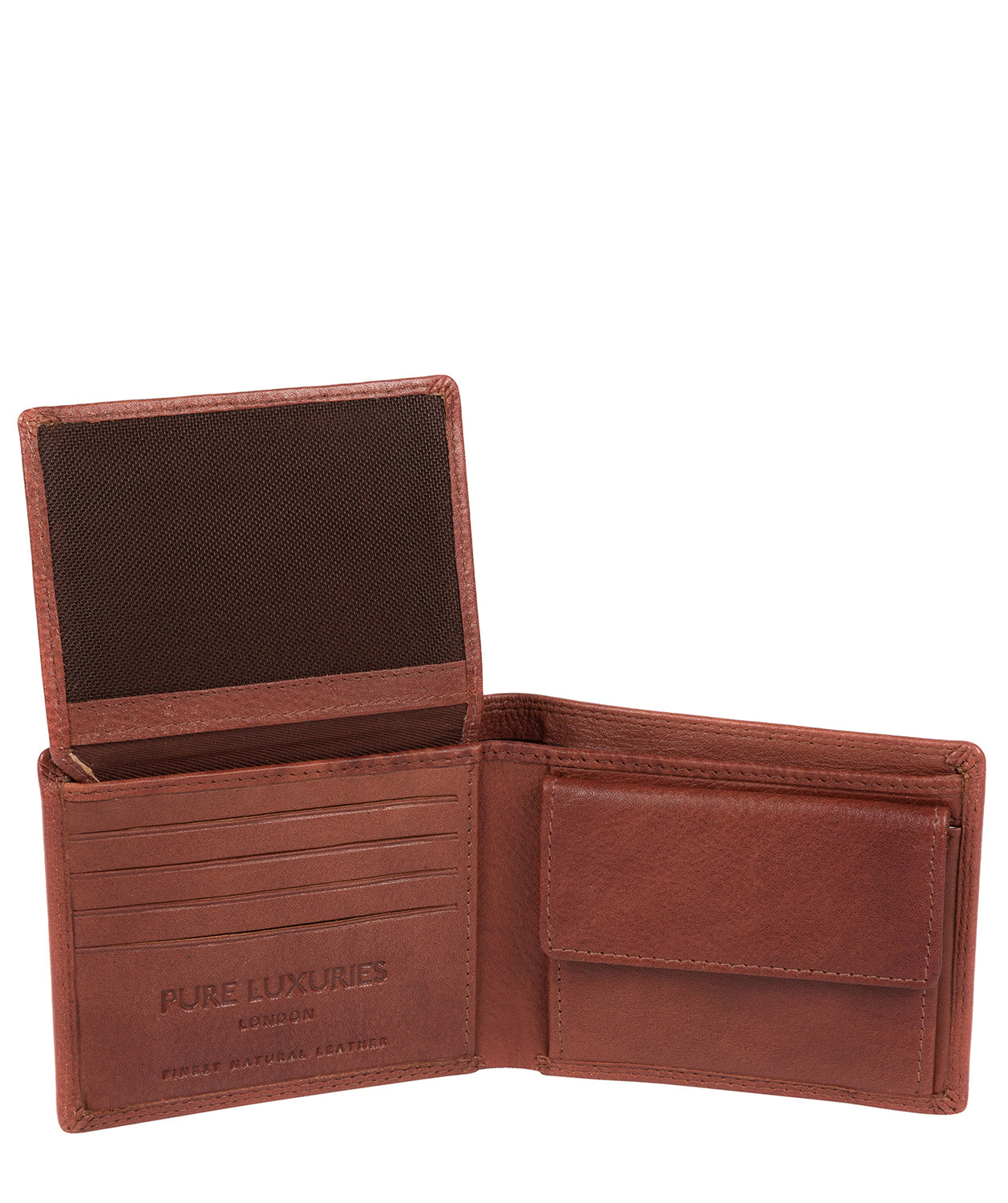 'Finn' Dark Tan Leather Wallet