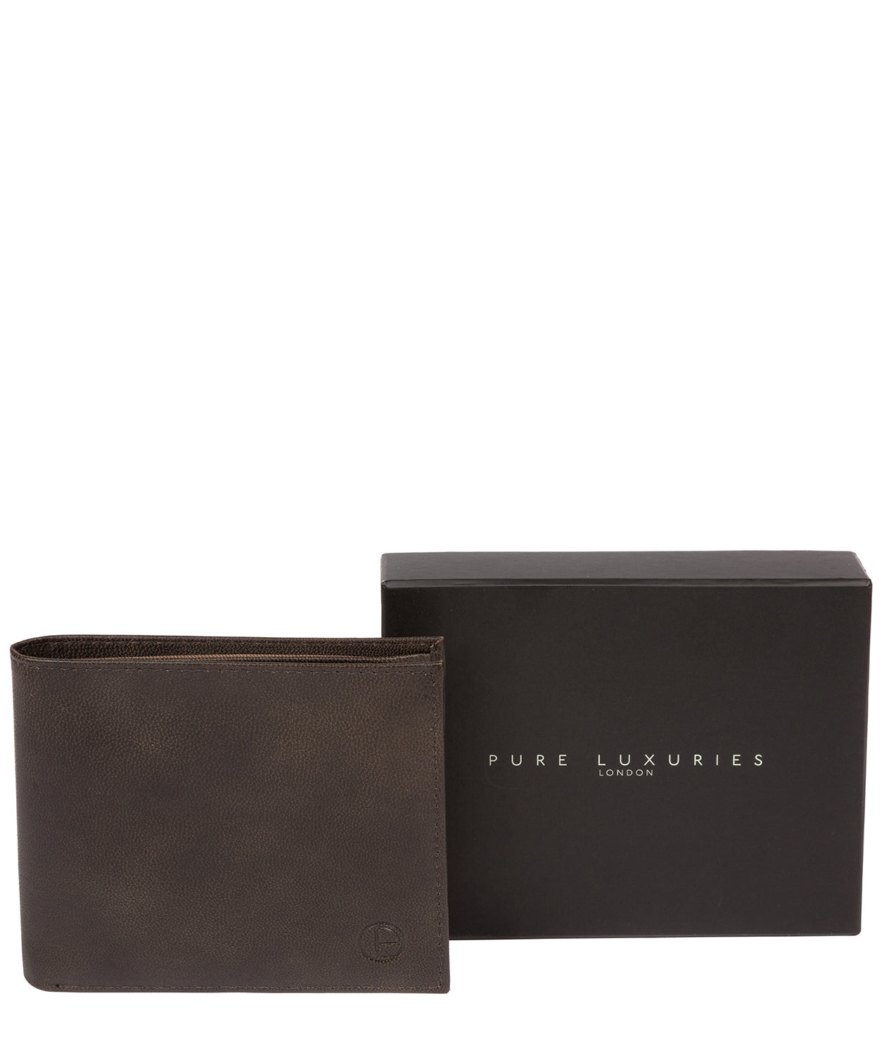 'Soloman' Vintage Black Leather Bi-Fold Wallet image 6