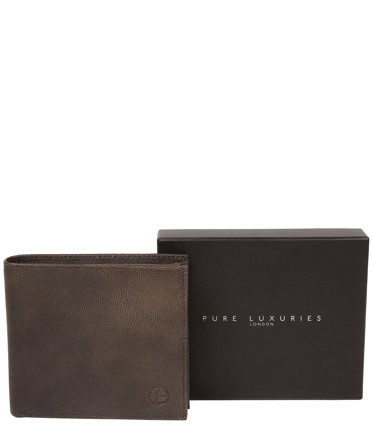 'Reynold' Vintage Black Leather Wallet image 6