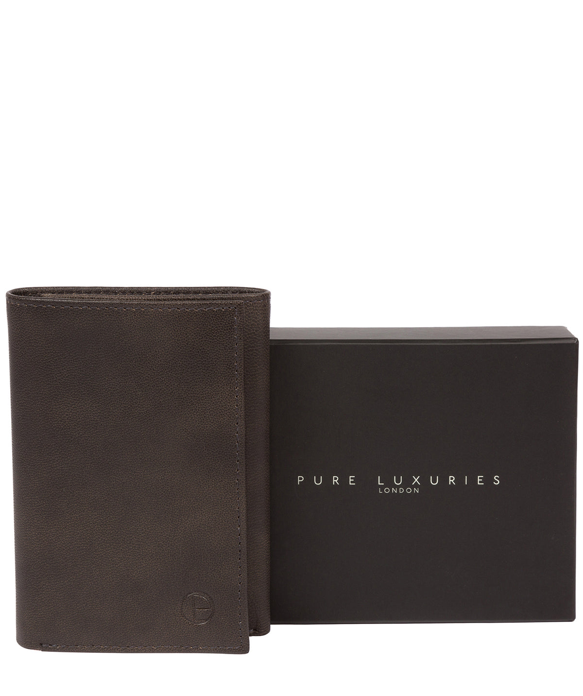 'Oliver' Vintage Black Leather Credit Card Wallet image 6