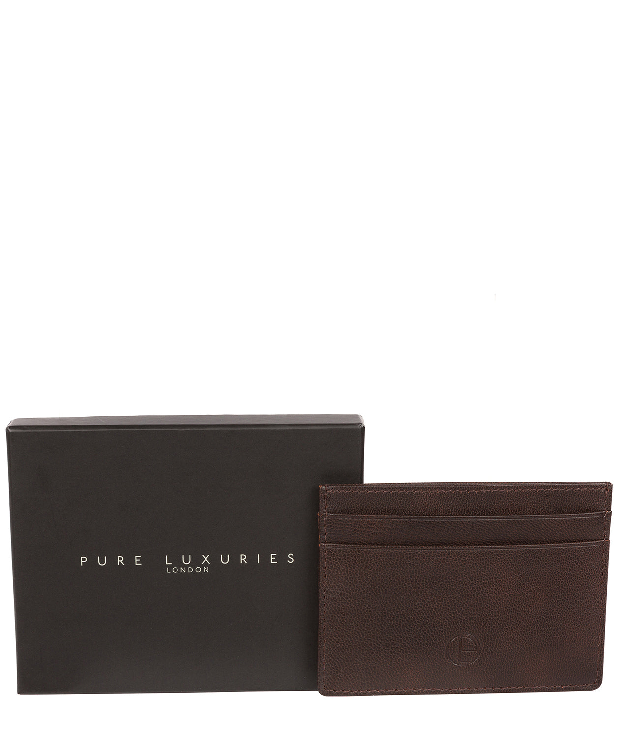 'Elden' Vintage Brown Leather Card Holder image 5