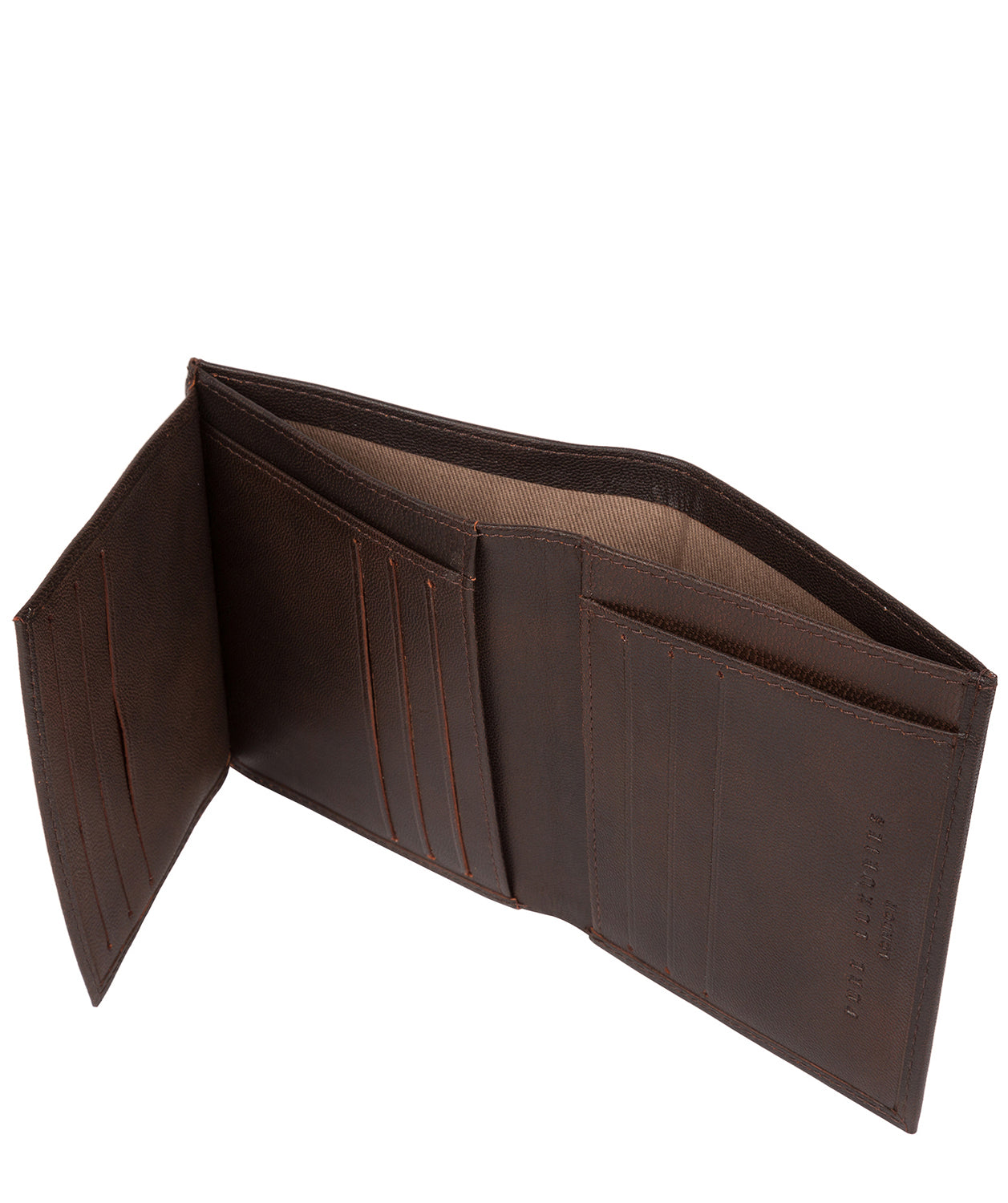 'Airton' Vintage Brown Leather Credit Card Wallet