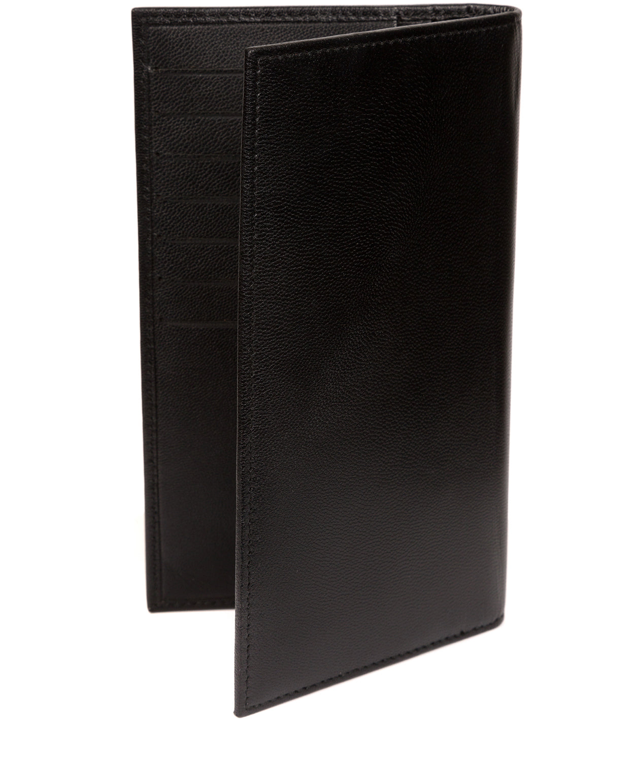 'Addison' Black Leather Breast Pocket Wallet image 4