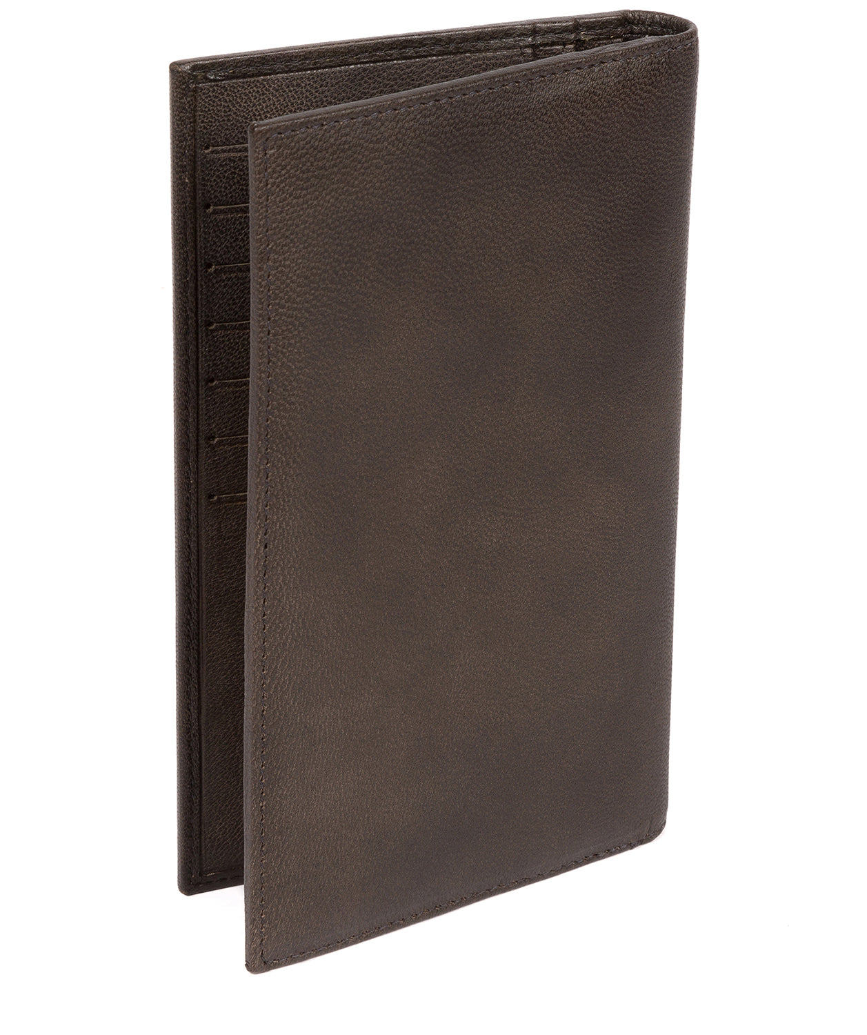 'Addison' Vintage Black Leather Breast Pocket Wallet image 3