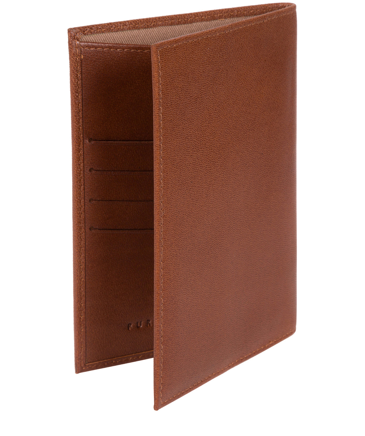 'Plane' Saddle Leather Passport Holder image 3