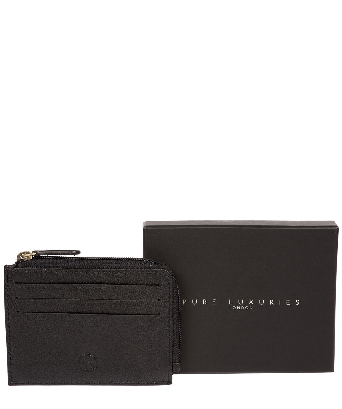 'Cromer' Black Leather Card Holder