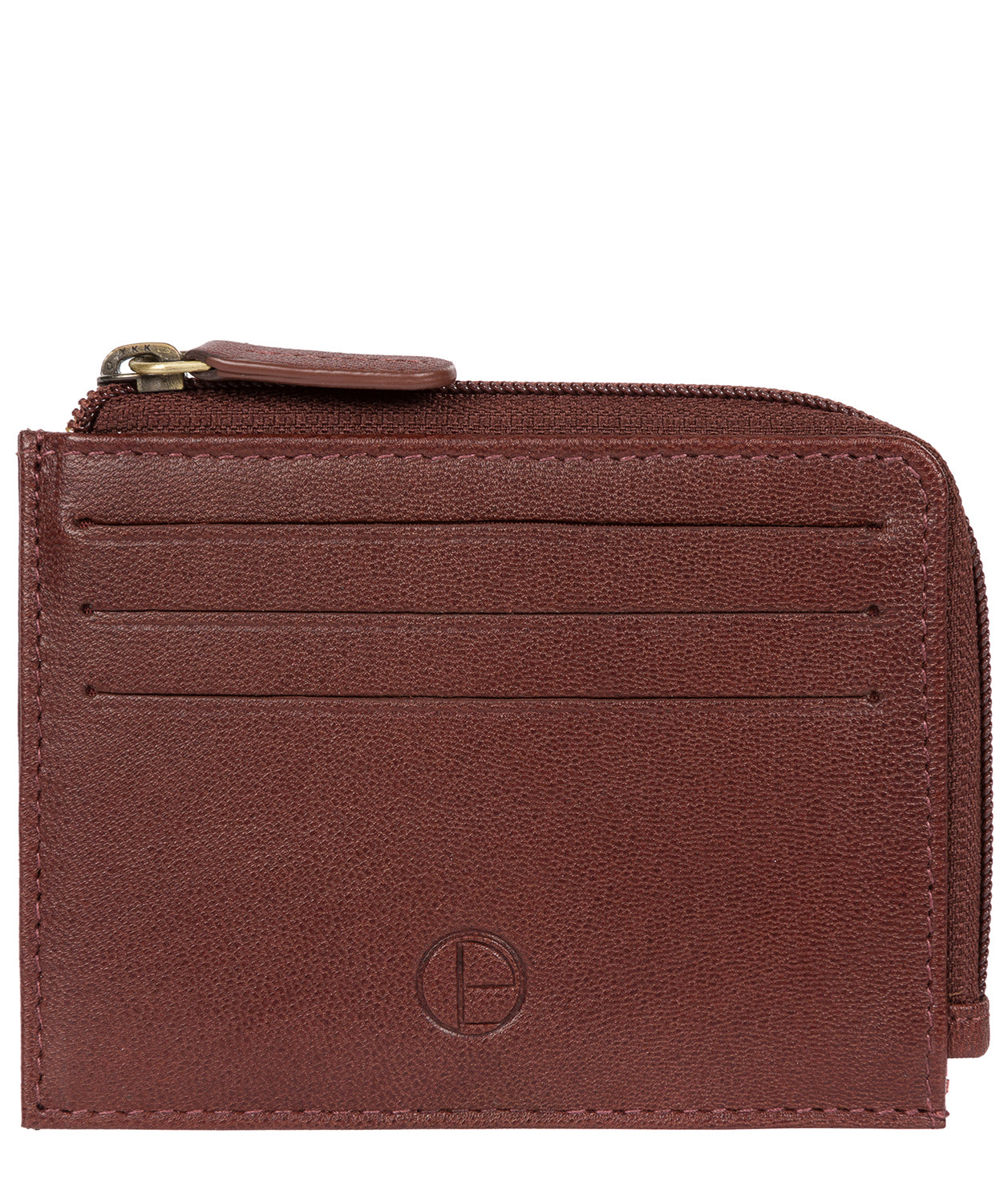 'Cromer' Dark Brown Leather Card Holder