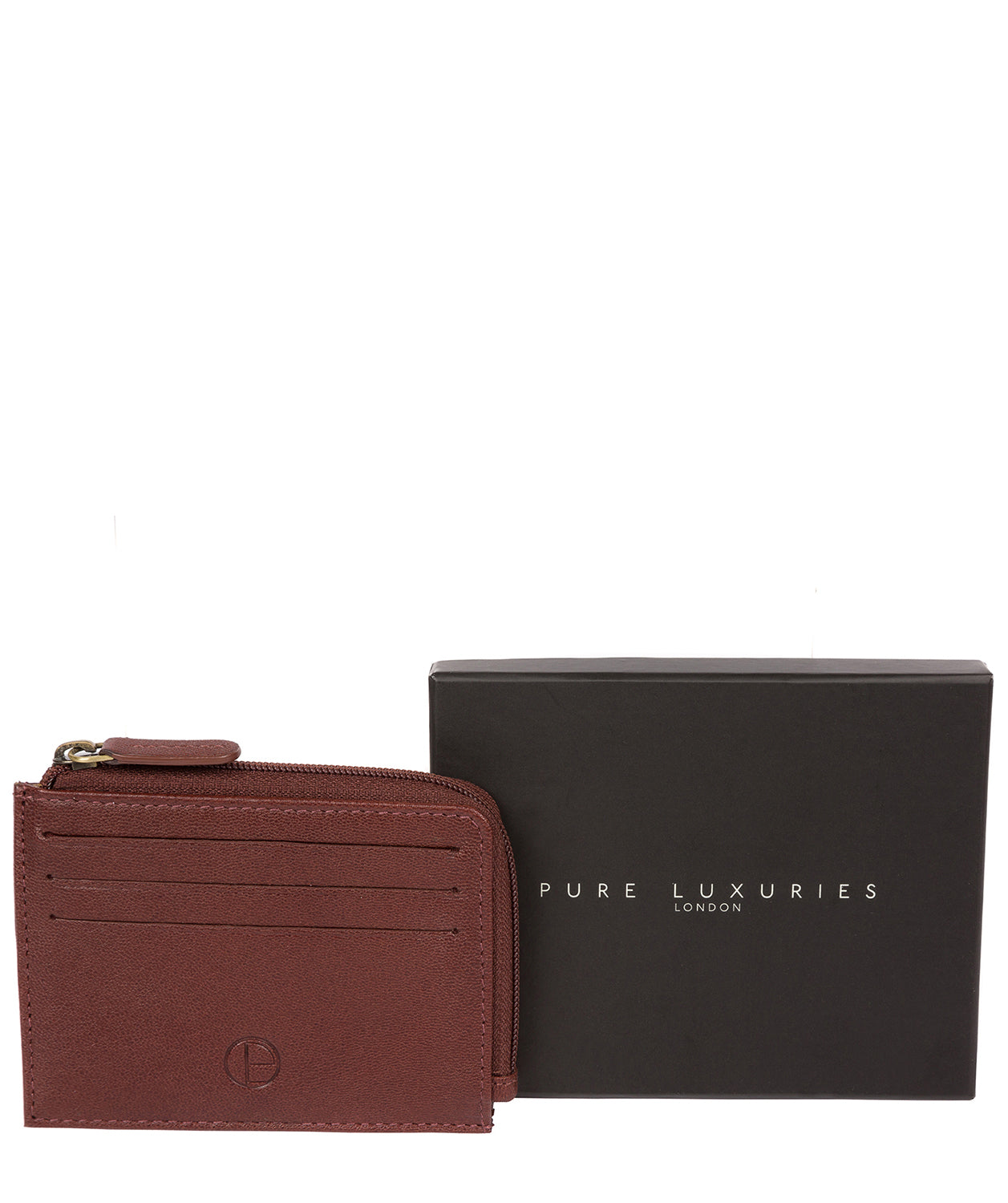 'Cromer' Dark Brown Leather Card Holder