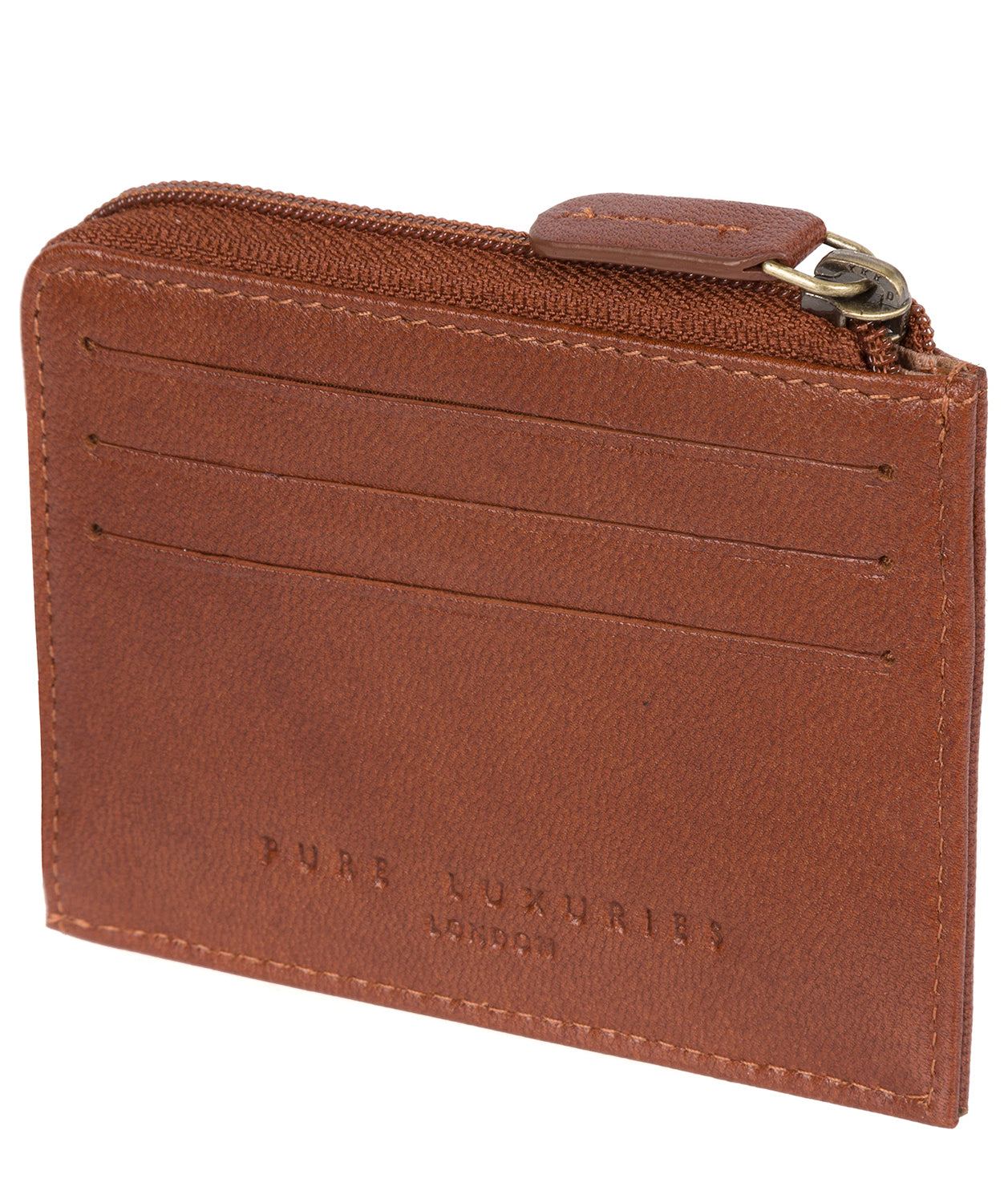 'Cromer' Saddle Leather Card Holder image 3