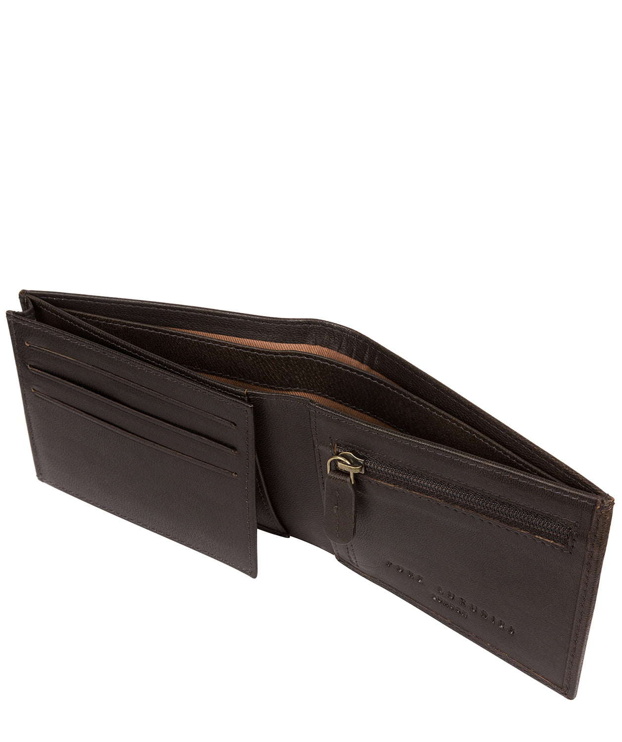 'Noah' Vintage Black Leather Wallet image 3