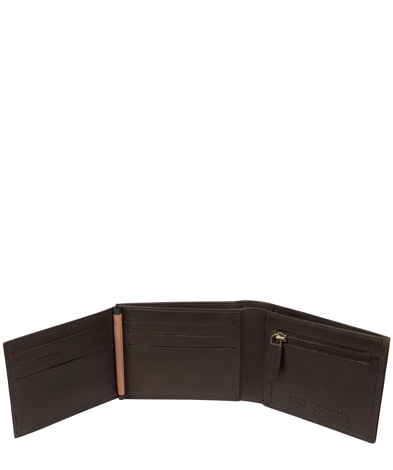 'Noah' Vintage Black Leather Wallet image 4