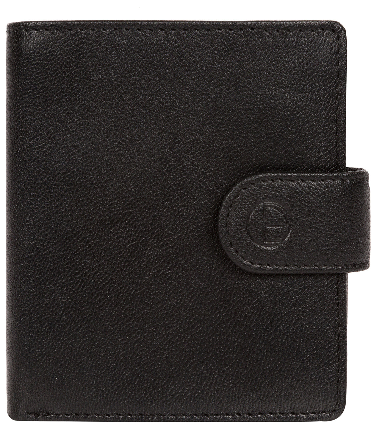 'Jaspar' Black Leather Bi-Fold Wallet