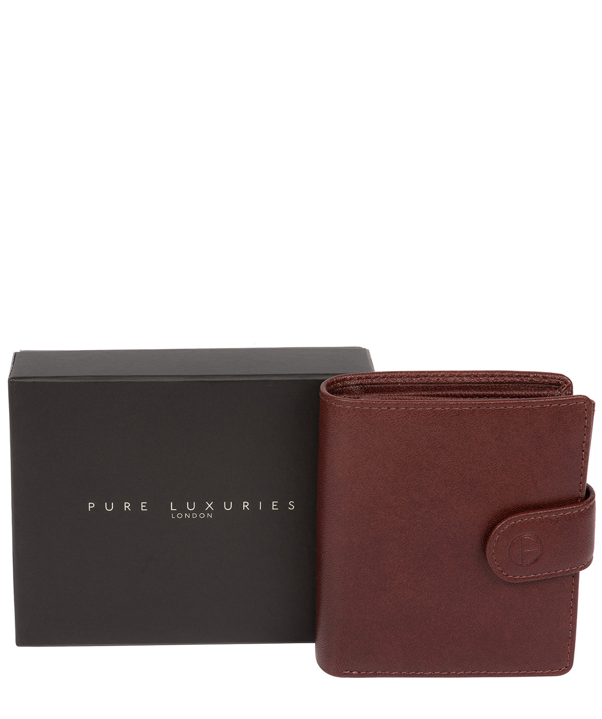 'Jaspar' Dark Brown Leather Bi-Fold Wallet image 7