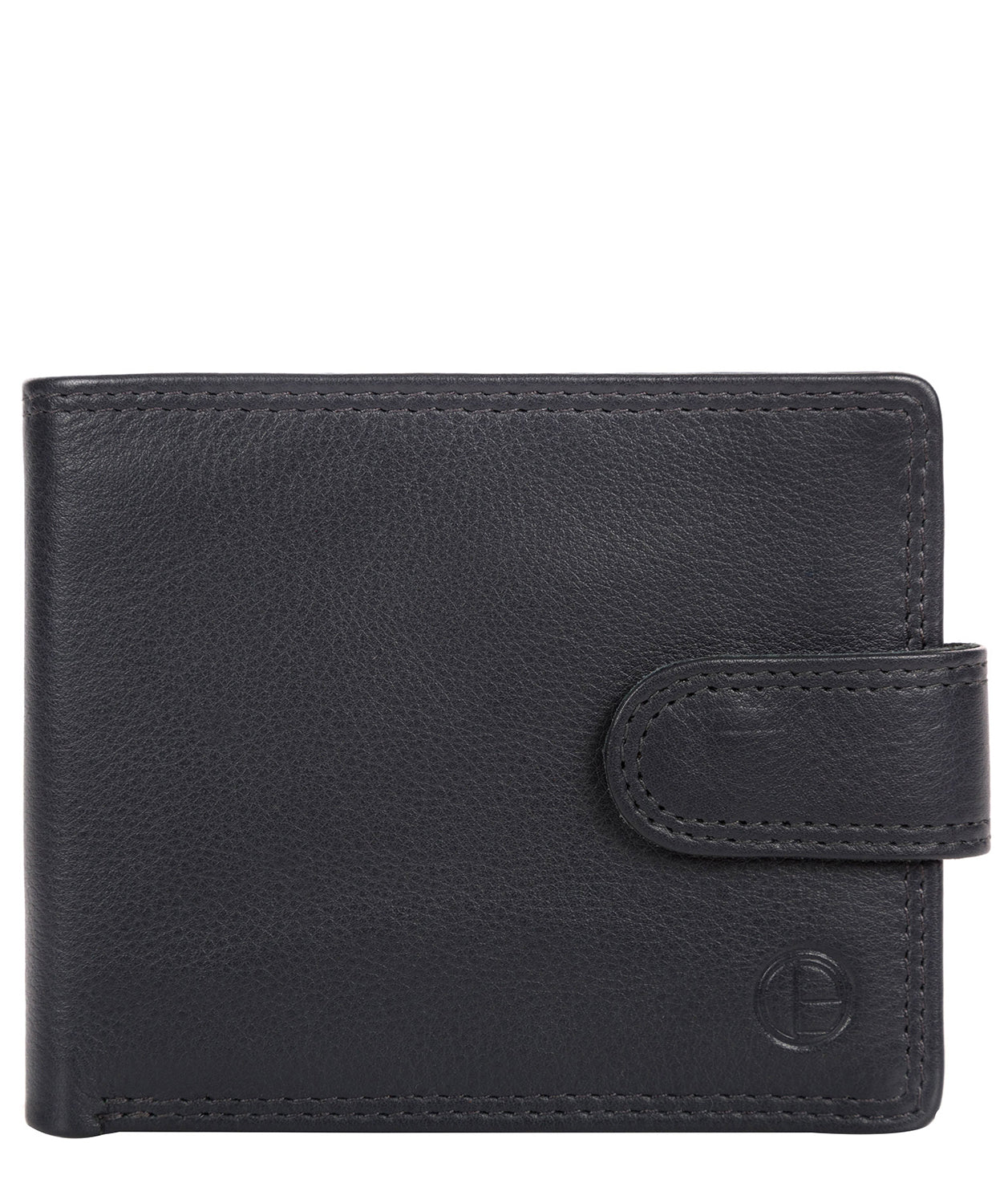 'Typhoon' Navy Leather Bi-Fold Wallet image 1