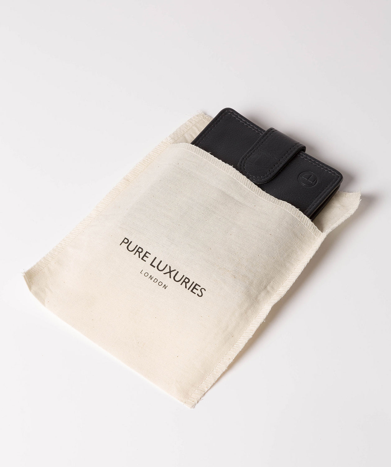 'Typhoon' Navy Leather Bi-Fold Wallet image 6