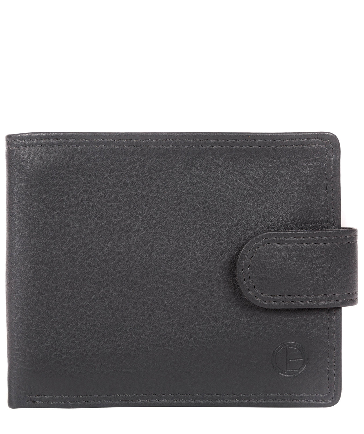 'Spitfire' Gun Metal Leather Bi-Fold Wallet image 1