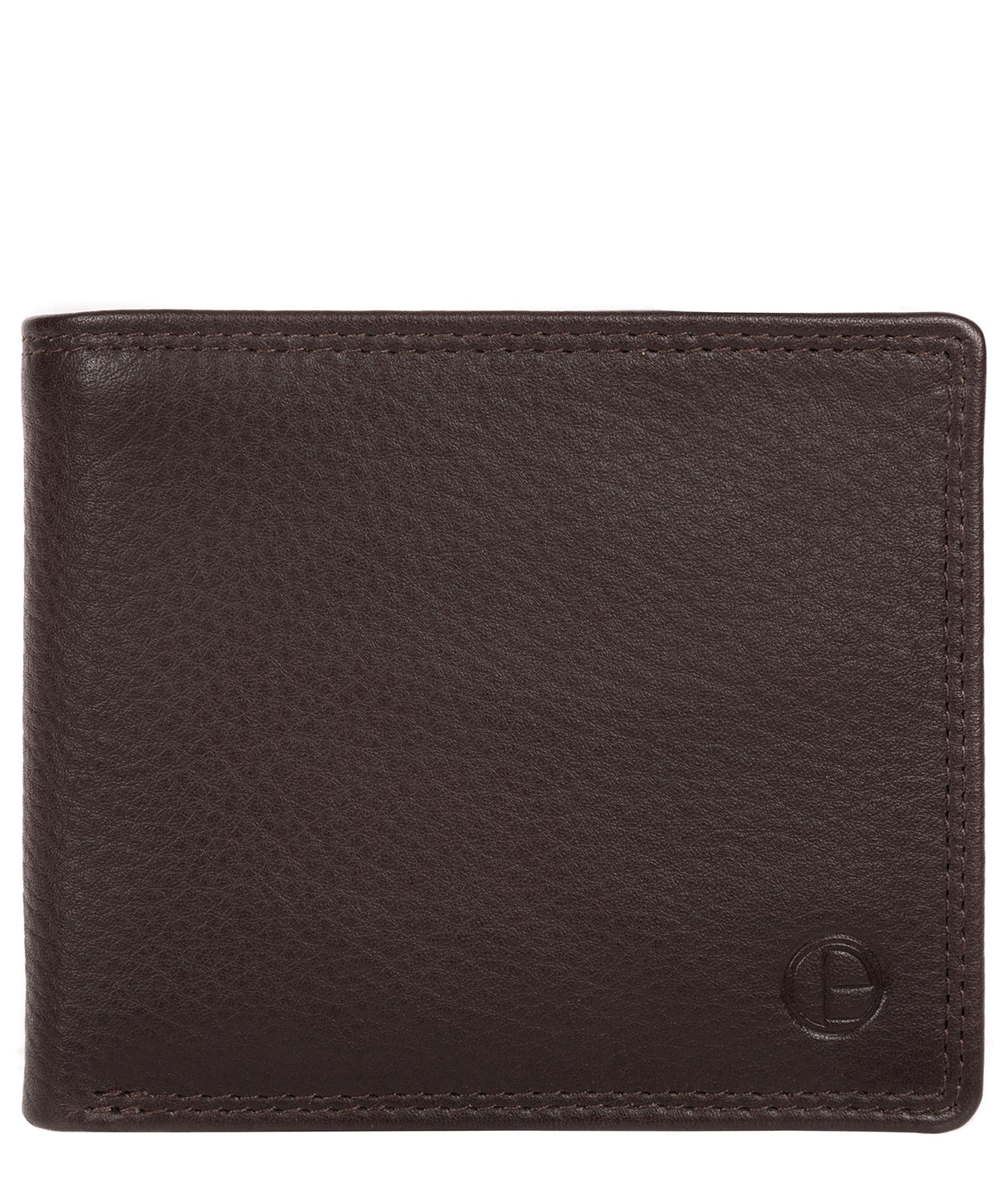 'Hurricane' Black Coffee Leather Bi-Fold Wallet