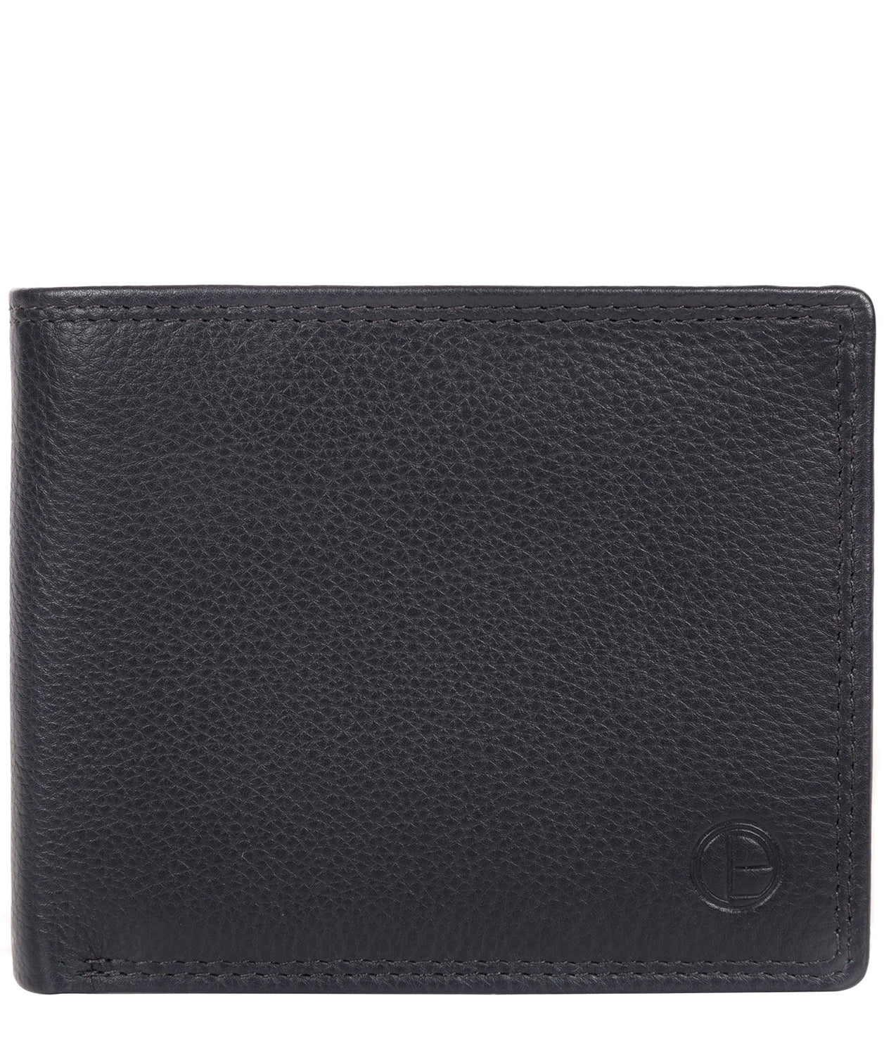 Hurricane' Navy Leather Bi-Fold Wallet
