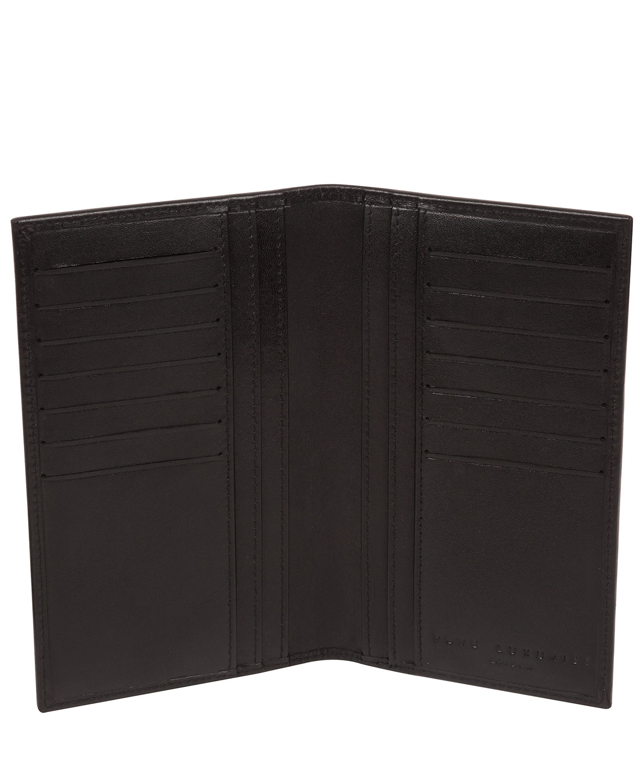 'Blenheim' Black Leather Breast Pocket Wallet