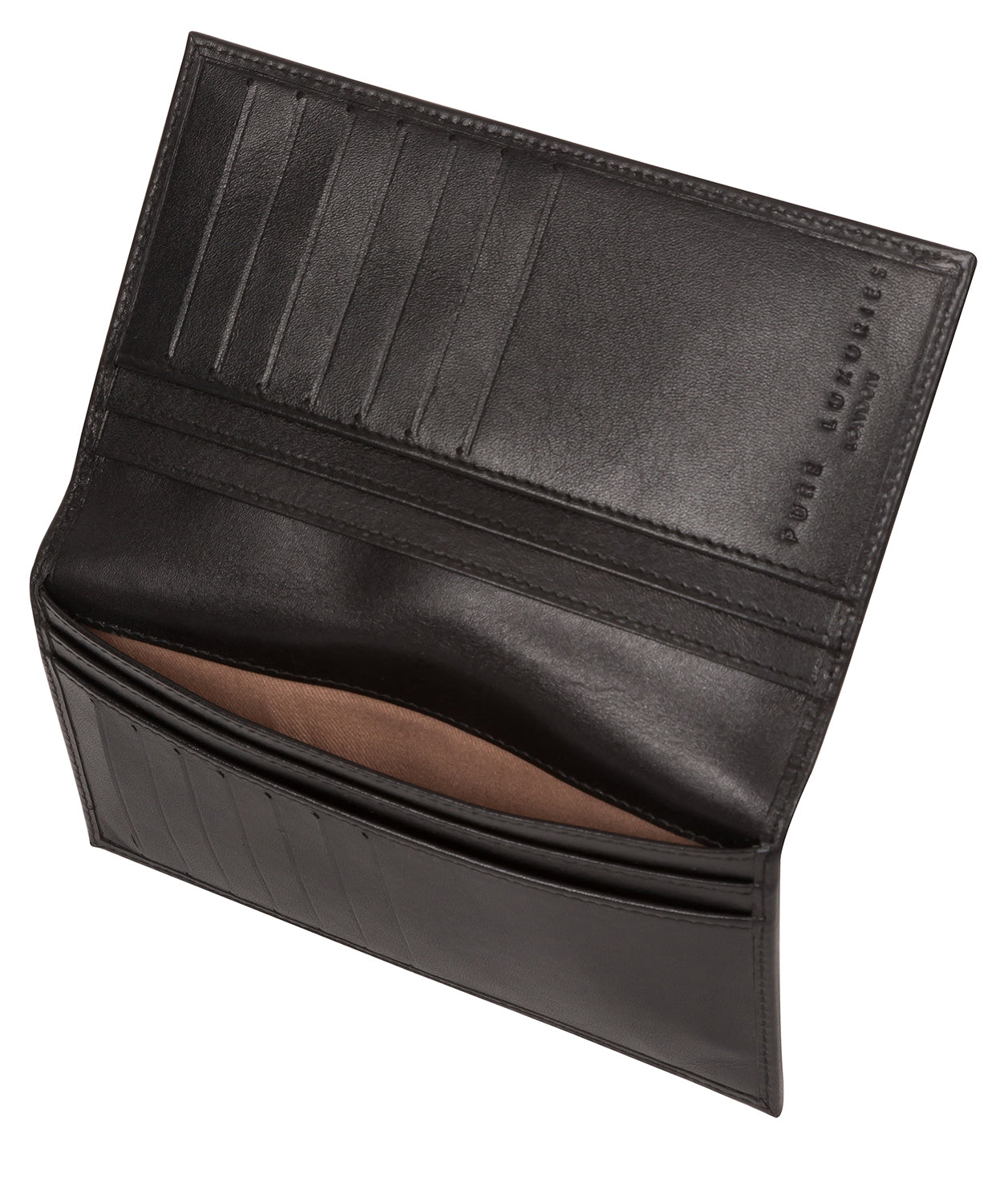'Blenheim' Black Leather Breast Pocket Wallet