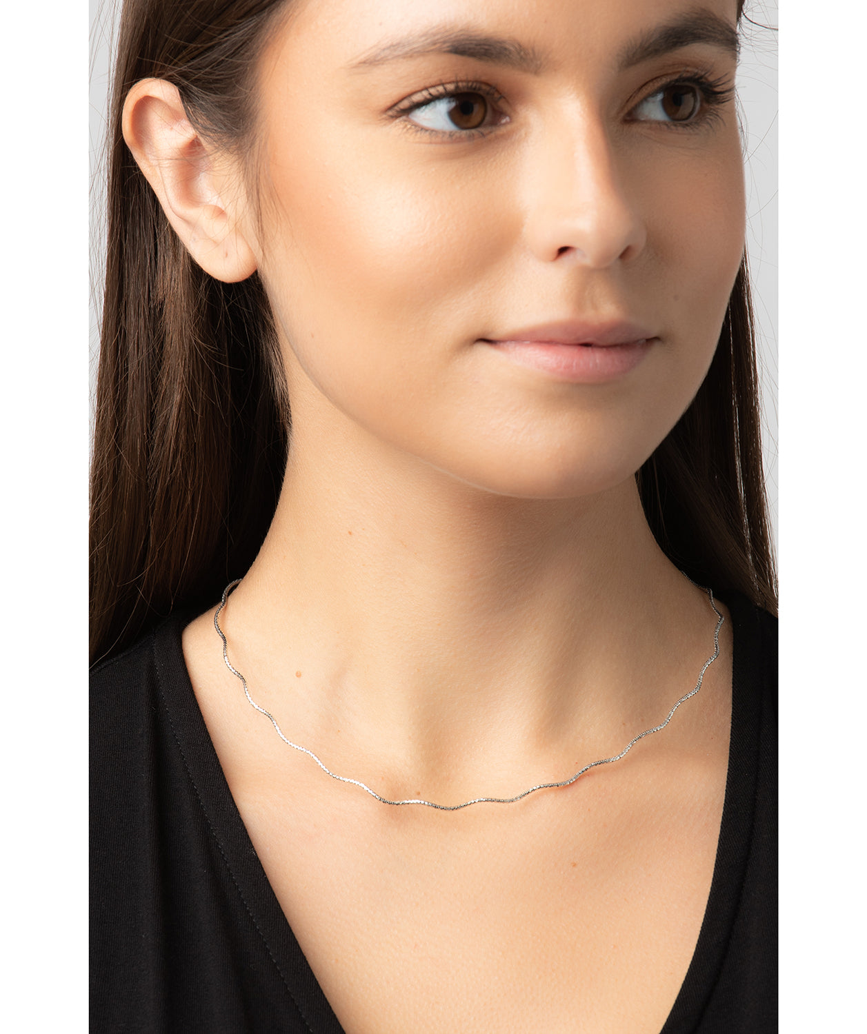 Gift Packaged 'Siobhan' Sterling Silver Necklace