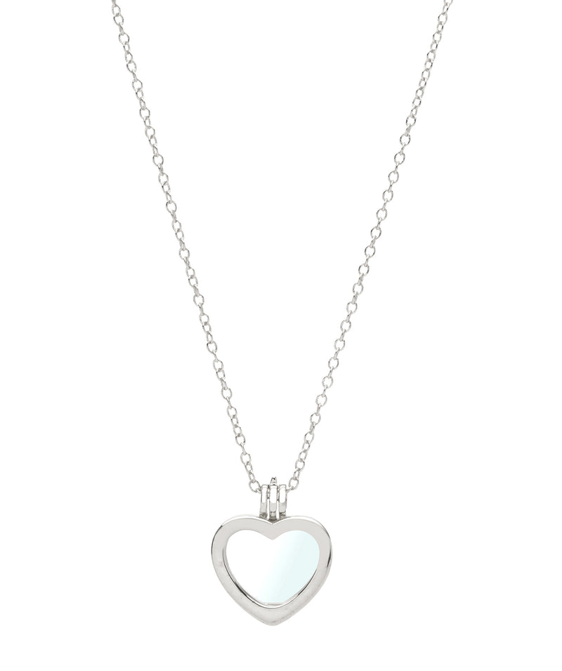 Gift Packaged 'Alexa' 925 Silver & Clear Heart Locket Necklace