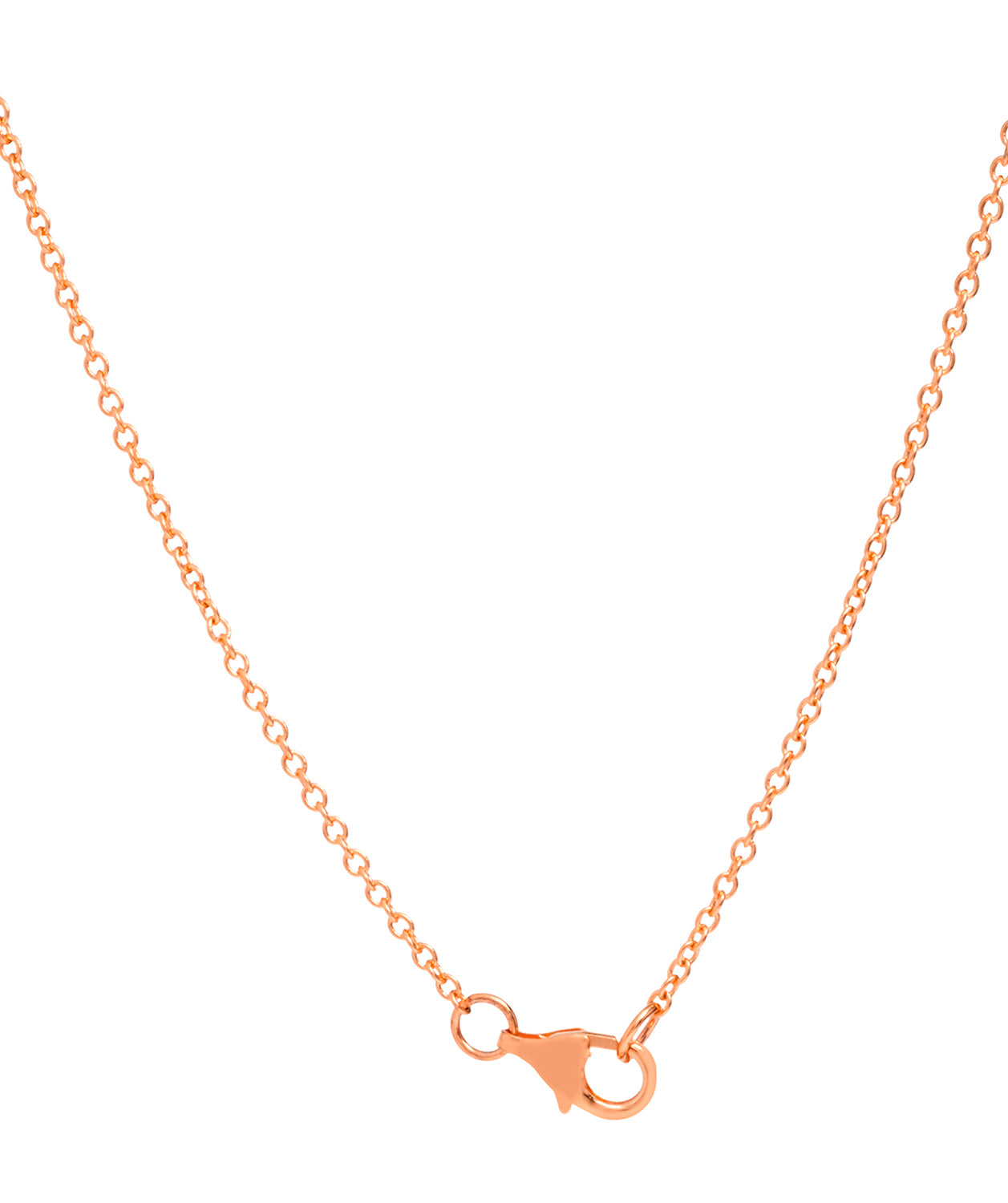 Gift Packaged 'Edna' 18ct Rose Gold Plated Sterling Silver Baroque Freshwater Pearl Necklace