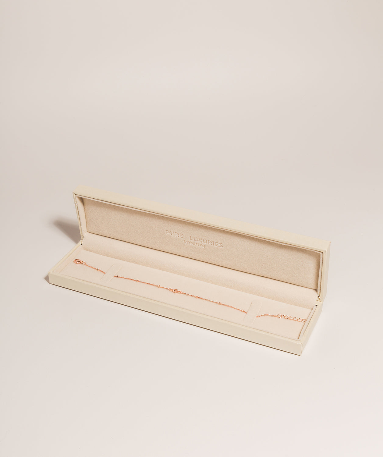 Gift Packaged 'Paisley' 18ct Rose Gold Plated 925 Silver & Star Charm Bracelet