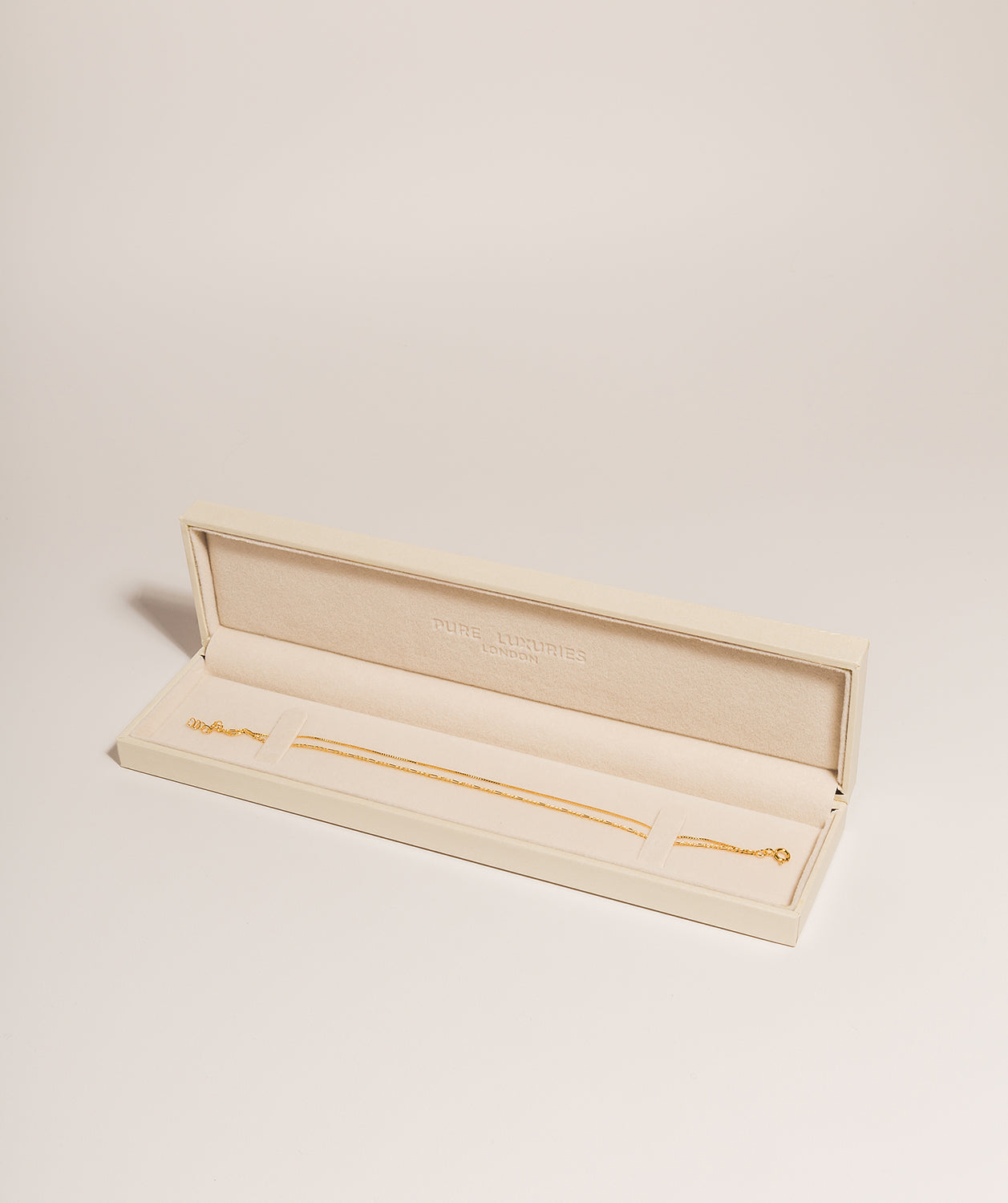 Gift Packaged 'Aubrey' 18ct Yellow Gold Plated 925 Silver Double Chain Bracelet