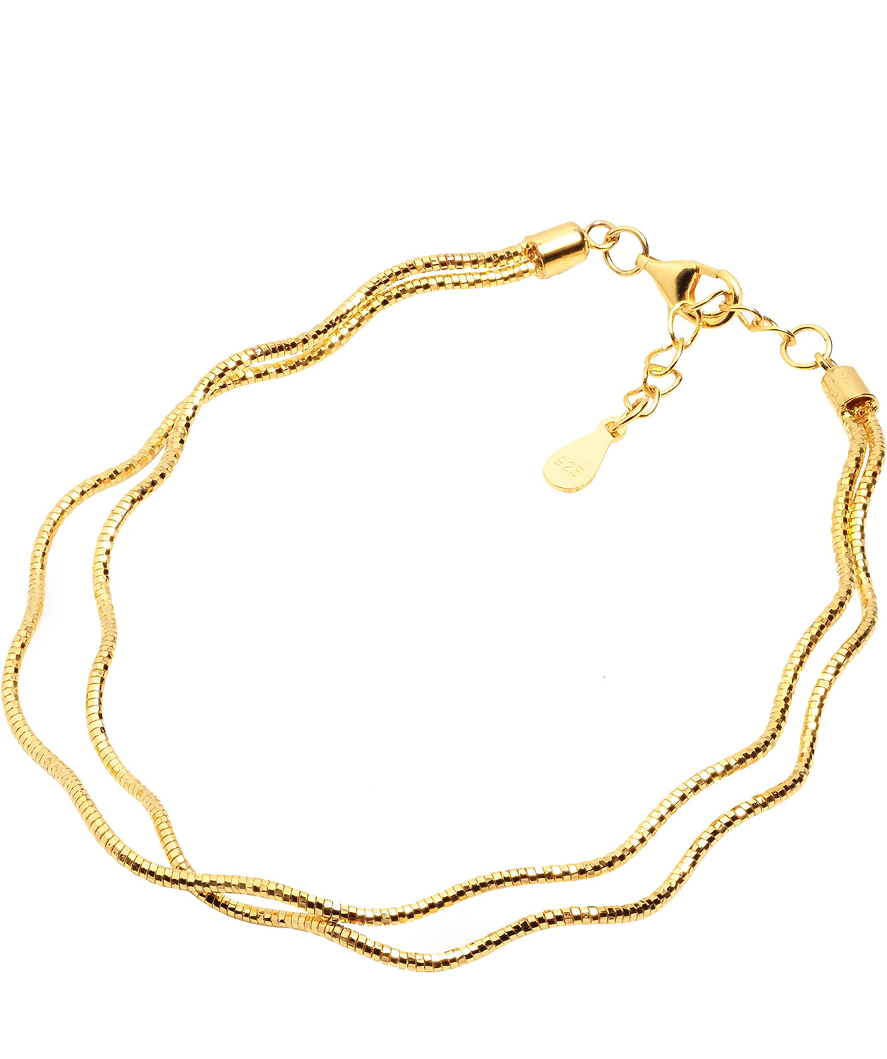 Gift Packaged 'Orla' 18ct Yellow Gold Plated Sterling Silver Bracelet