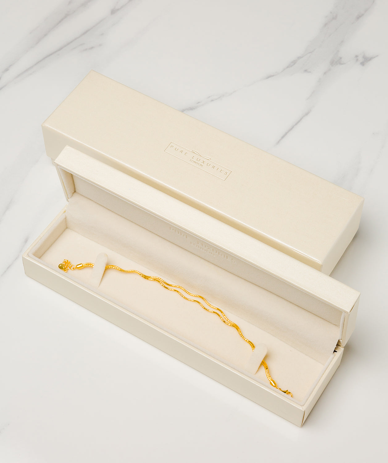 Gift Packaged 'Orla' 18ct Yellow Gold Plated Sterling Silver Bracelet
