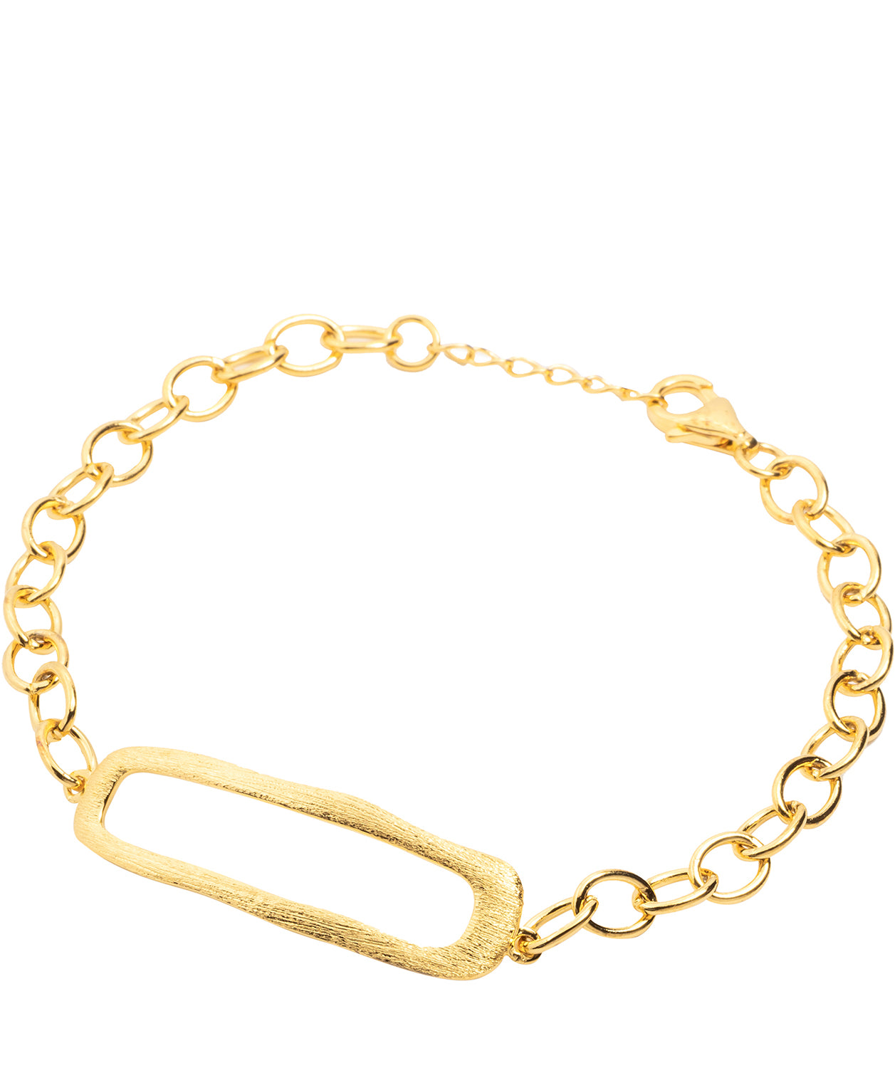 Gift Packaged 'Lilian' 18ct Yellow Gold Plated Sterling Silver Link Bracelet