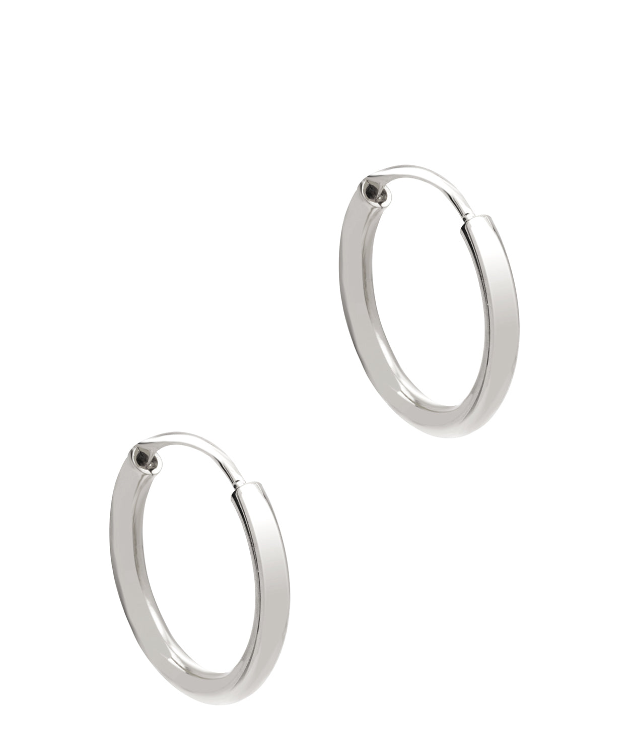 Gift Packaged 'Serena' 925 Silver Small Hoop Earrings